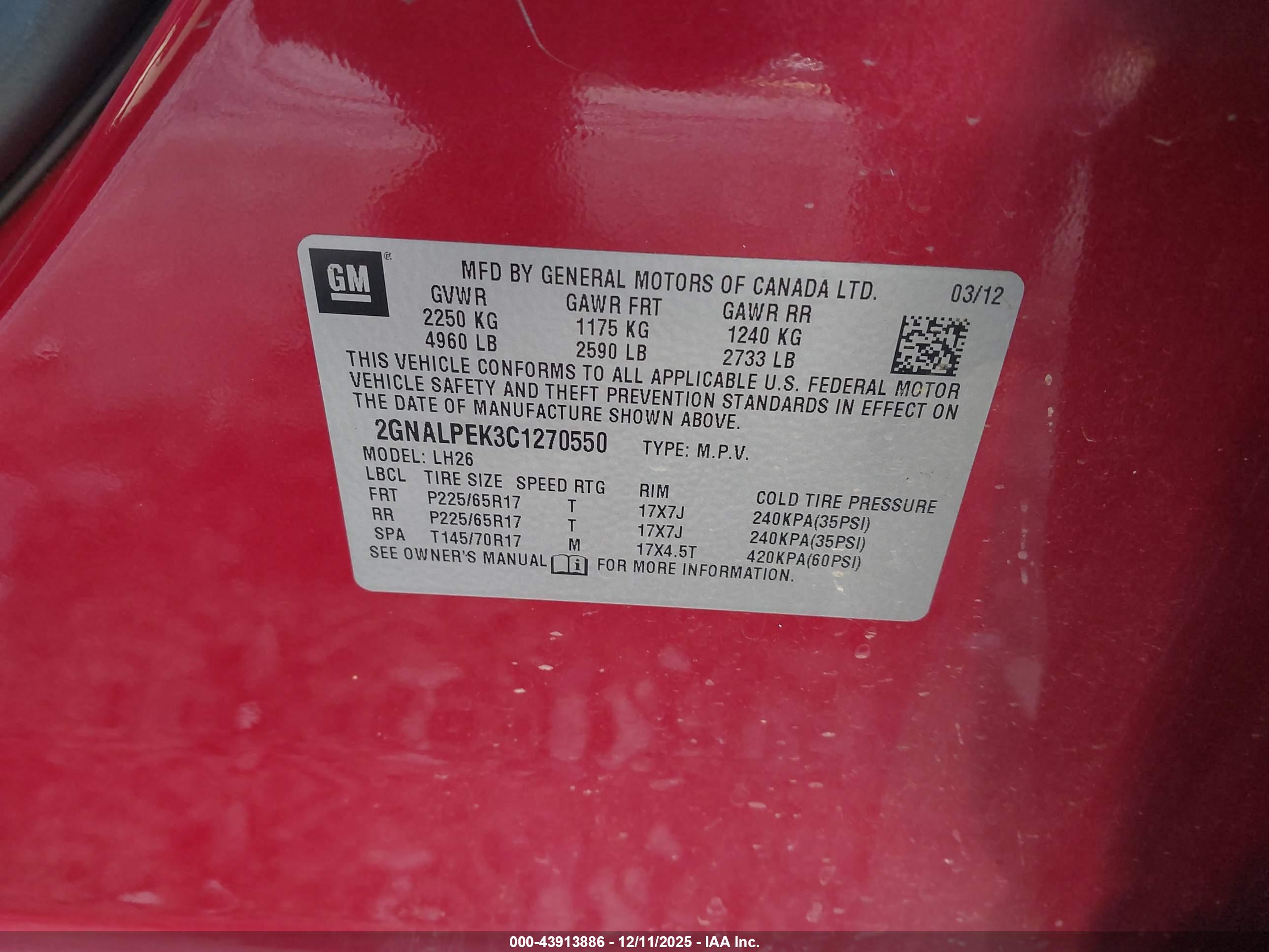 CHEVROLET EQUINOX image 9