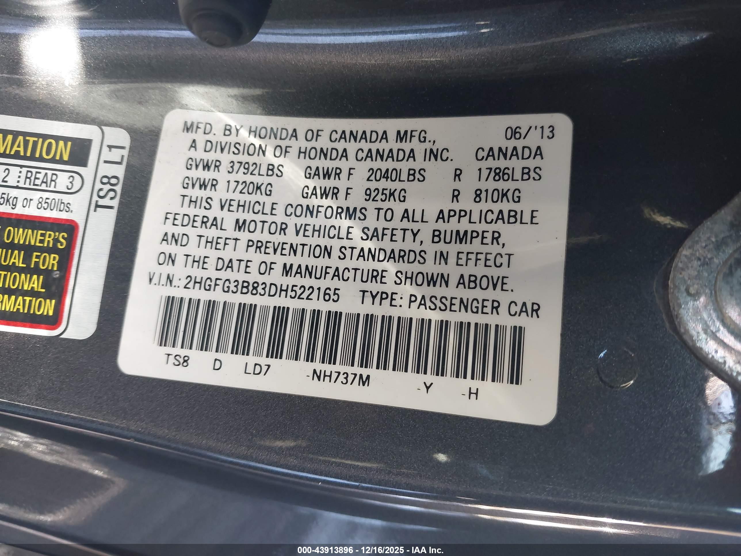 HONDA CIVIC image 9