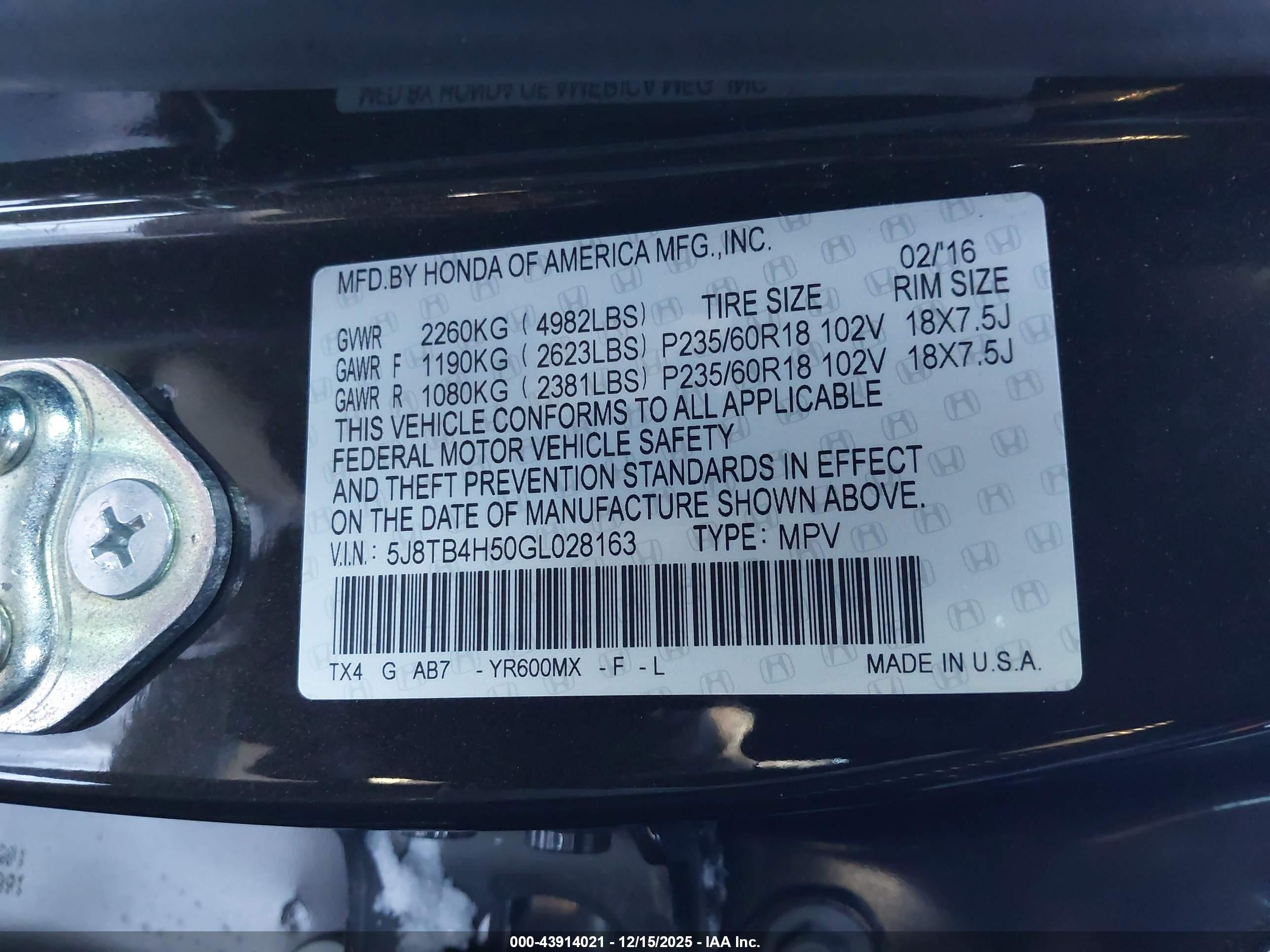 ACURA RDX image 9