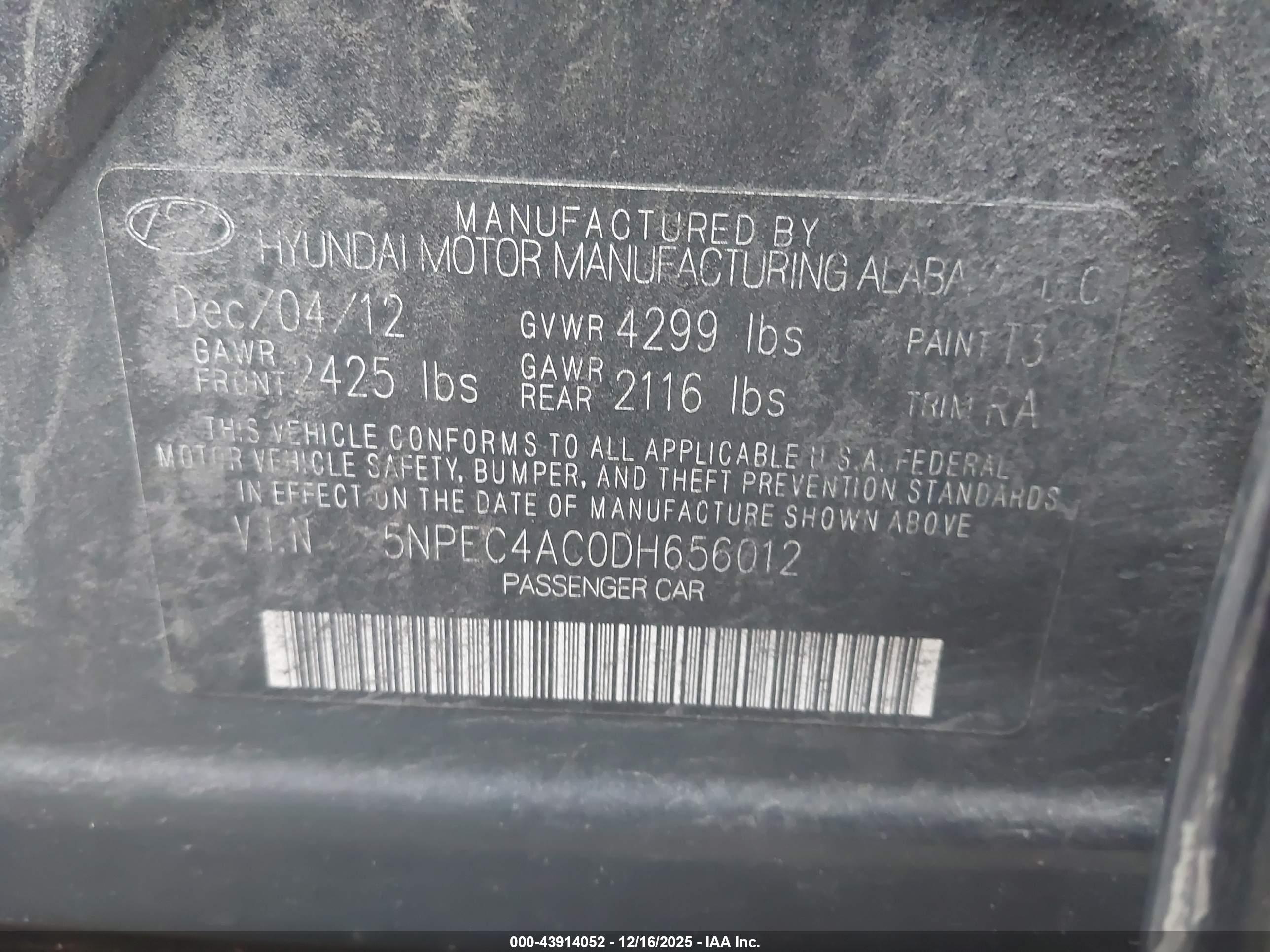 HYUNDAI SONATA image 9