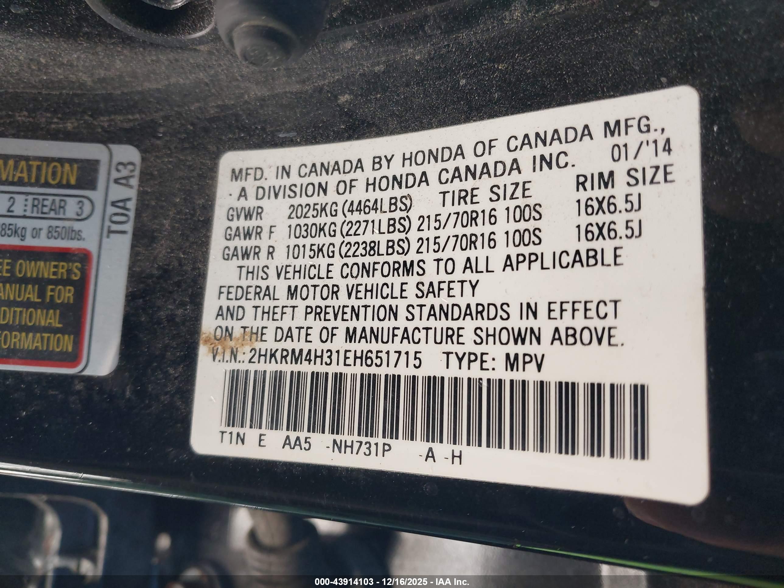 HONDA CR-V image 9
