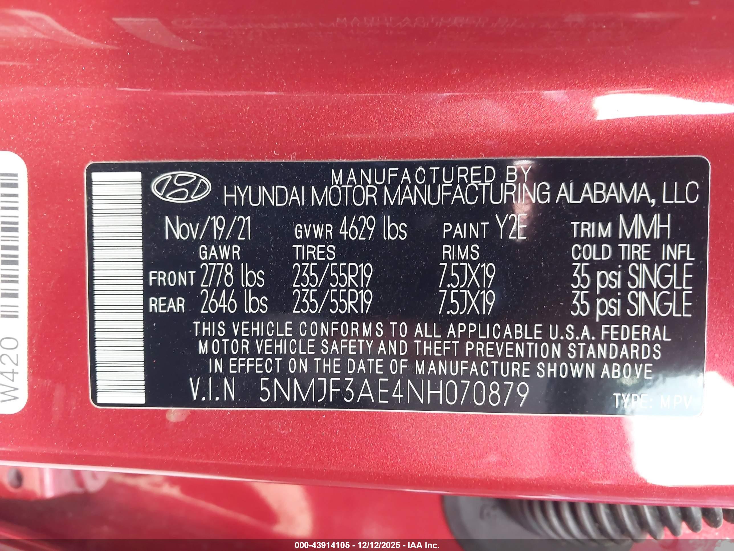 HYUNDAI TUCSON image 9