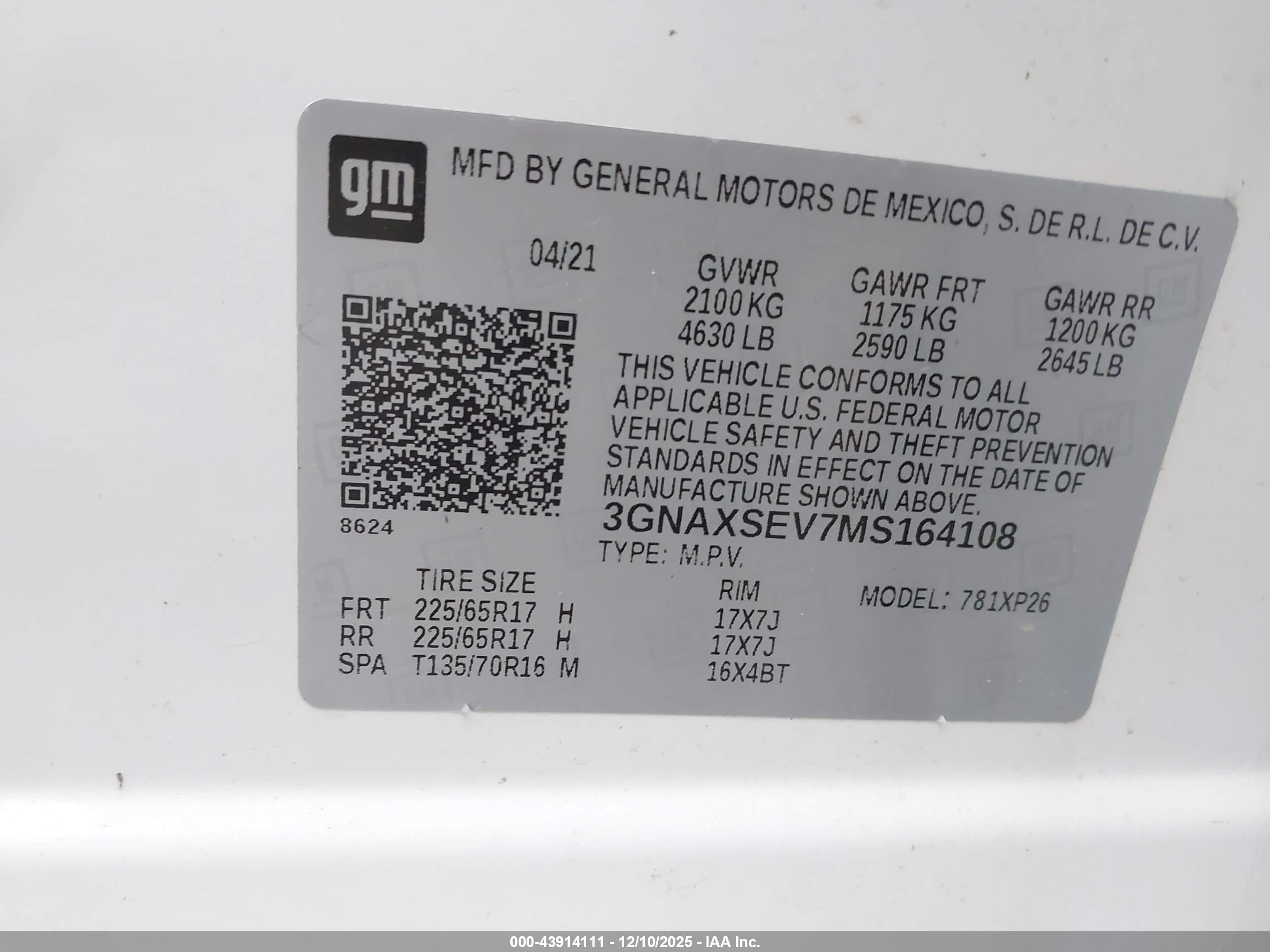 CHEVROLET EQUINOX image 9