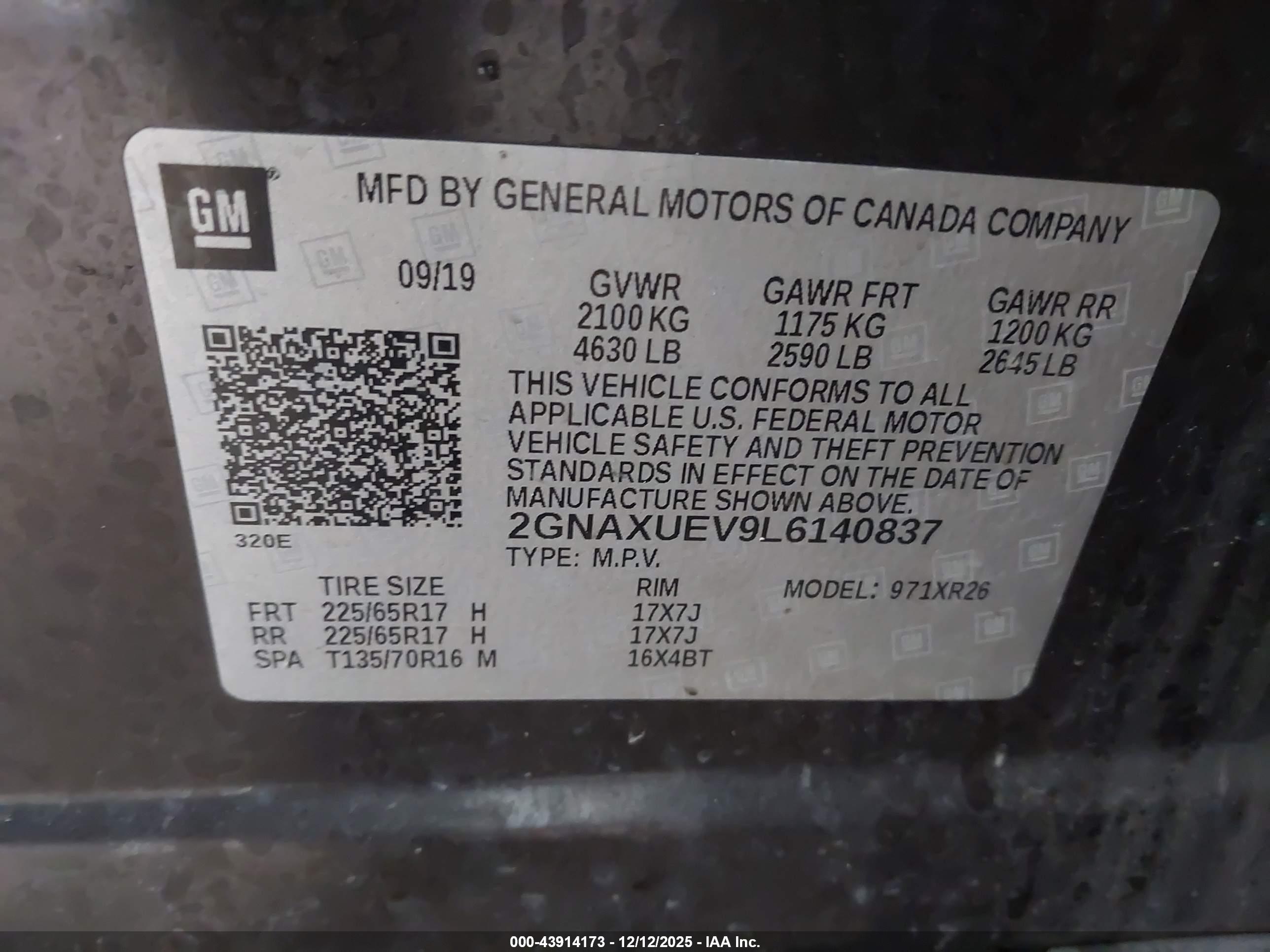 CHEVROLET EQUINOX image 9