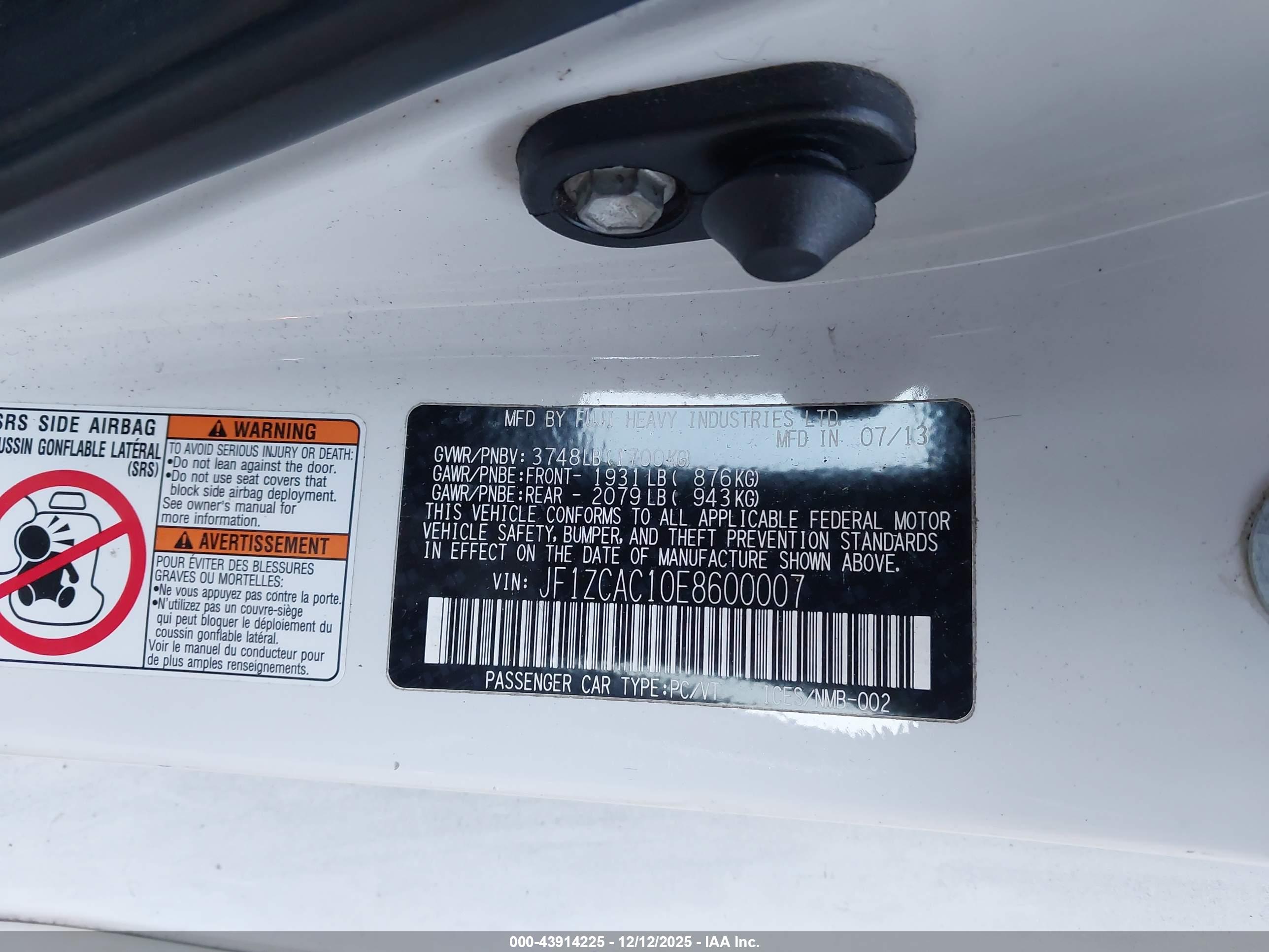 SUBARU BRZ image 9
