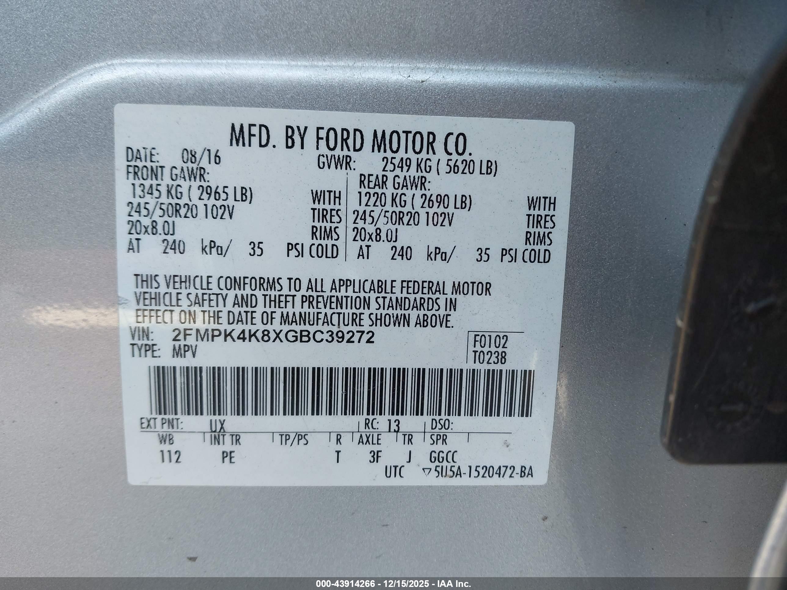 FORD EDGE image 9