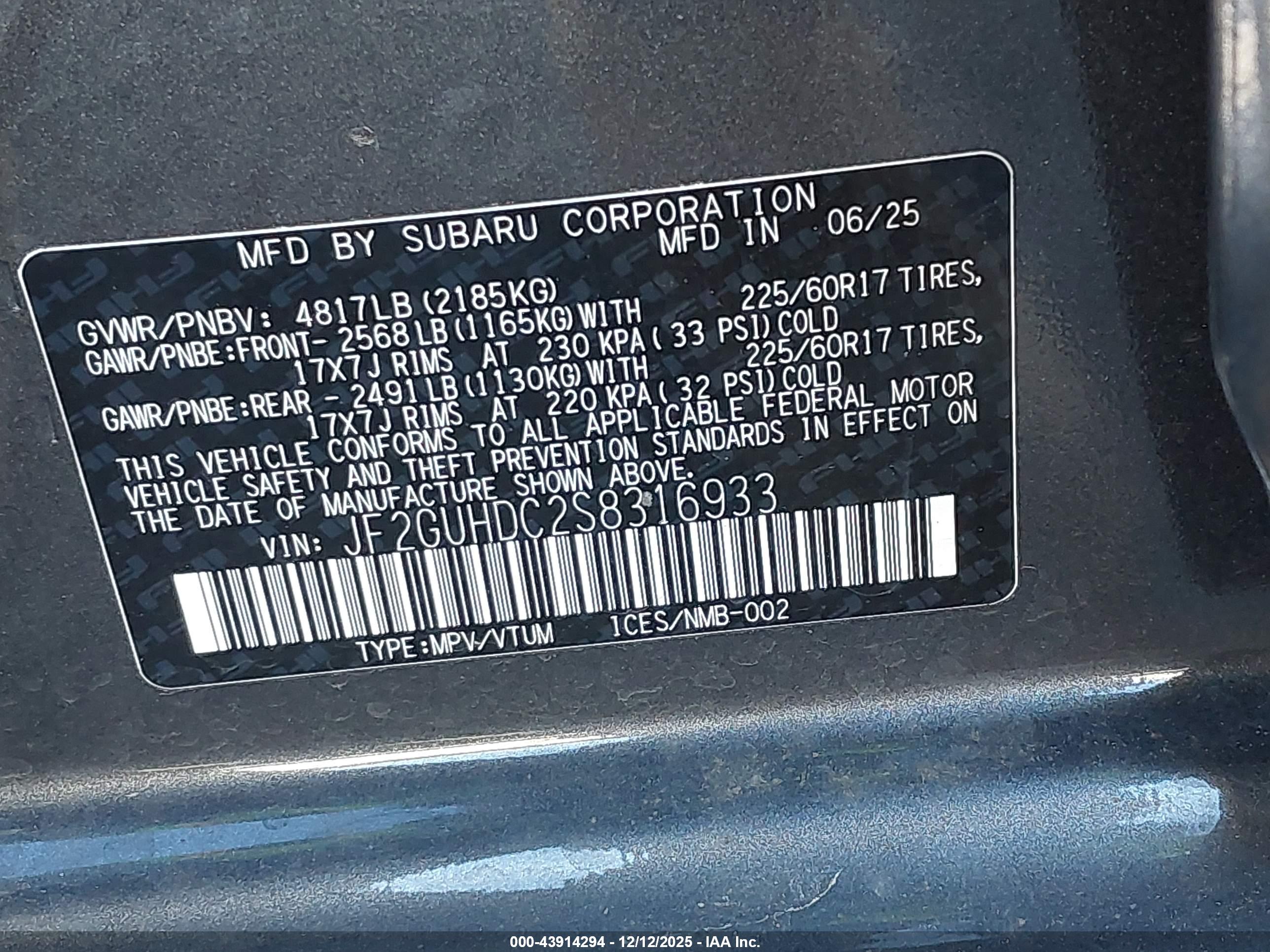 SUBARU CROSSTREK image 9