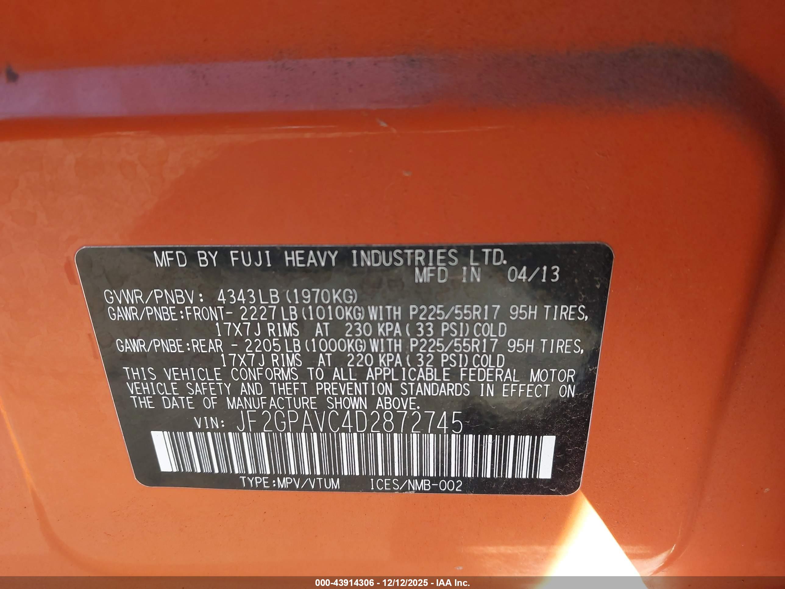 SUBARU XV image 9