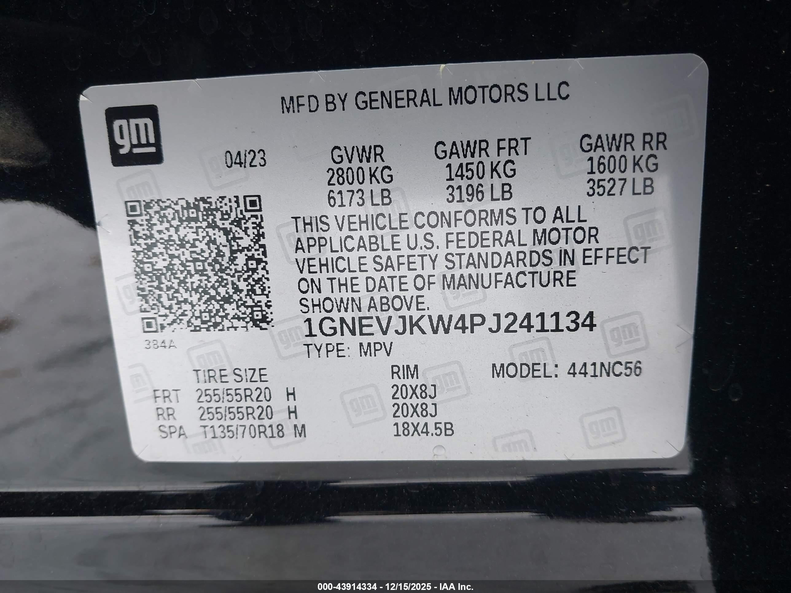 CHEVROLET TRAVERSE image 9