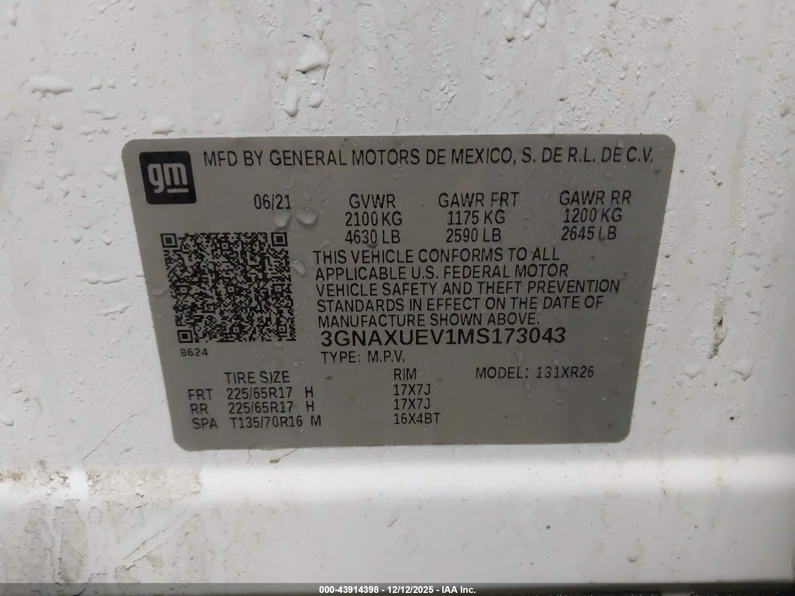CHEVROLET EQUINOX image 9