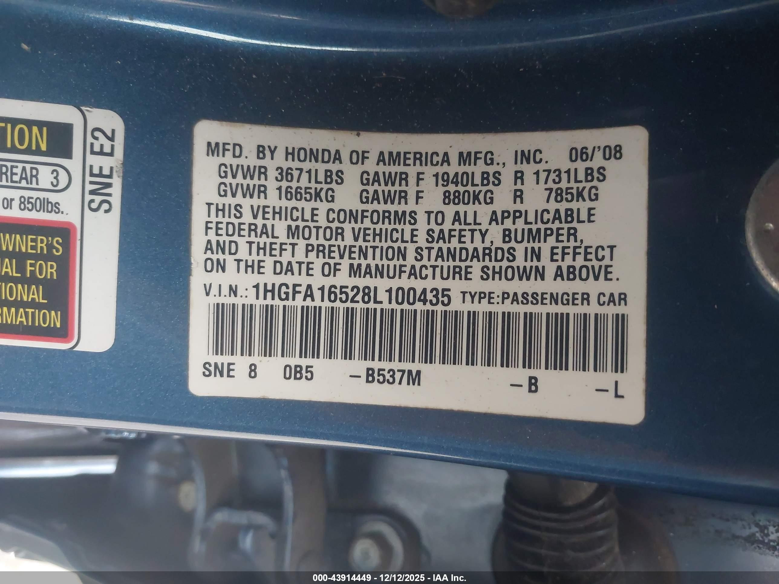HONDA CIVIC image 9