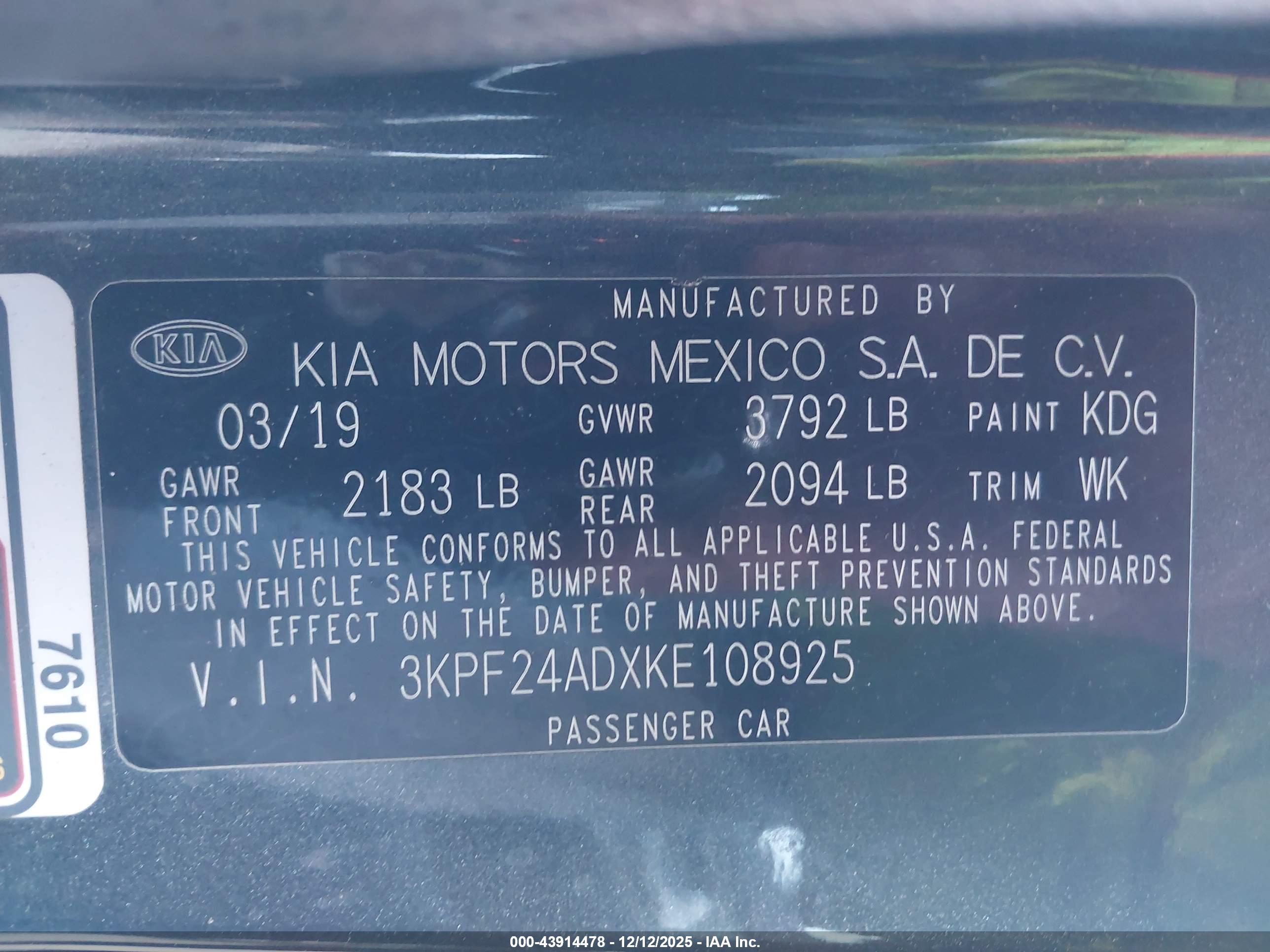 KIA FORTE image 9