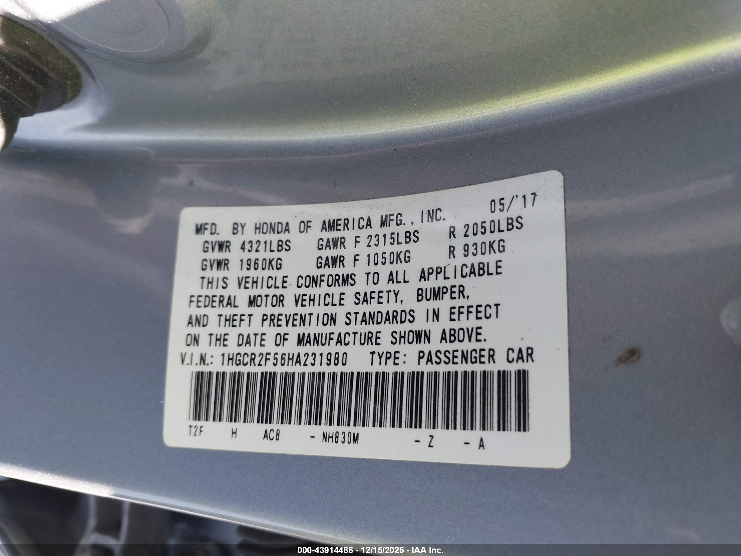 HONDA ACCORD image 9