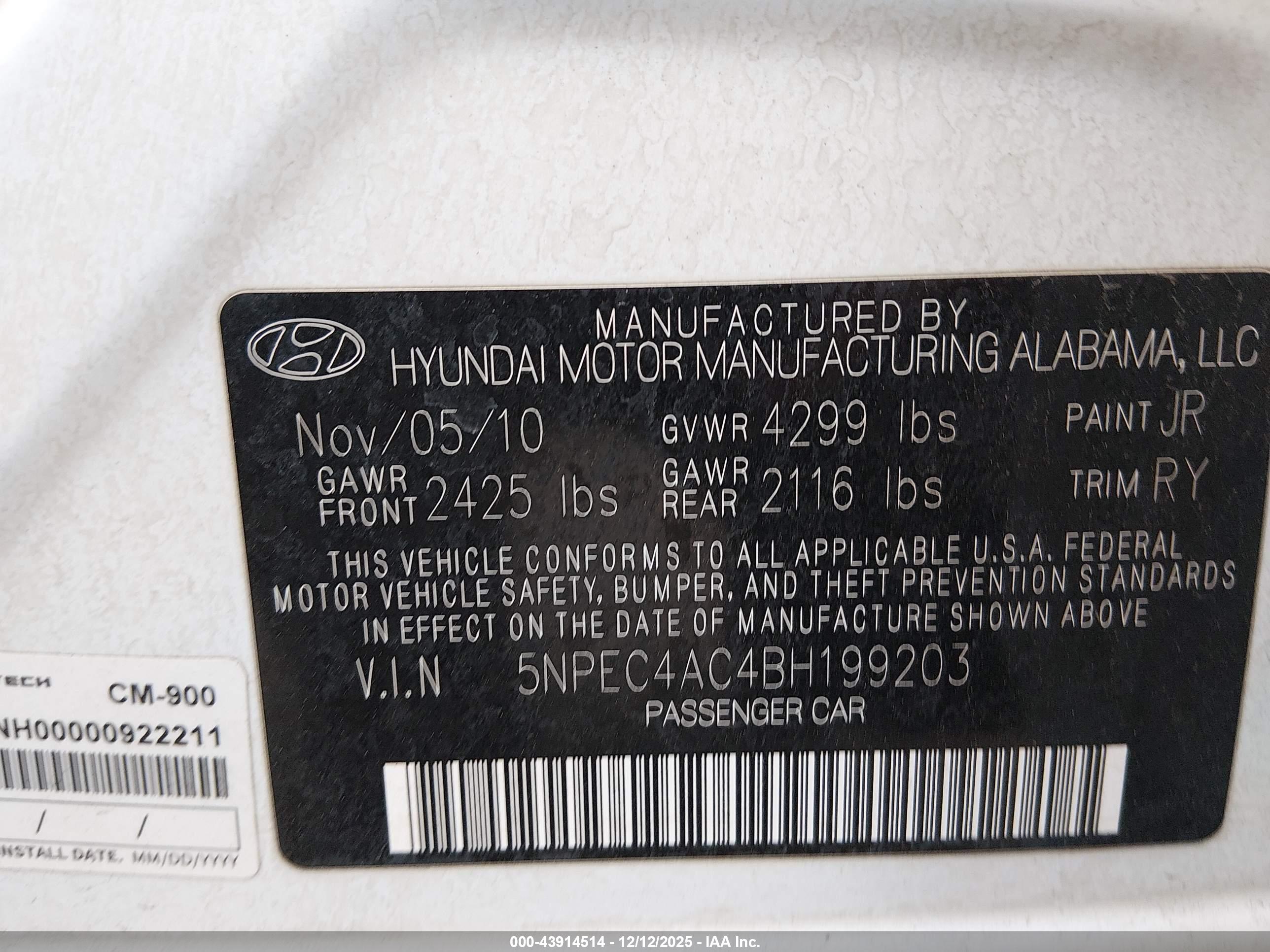 HYUNDAI SONATA image 9