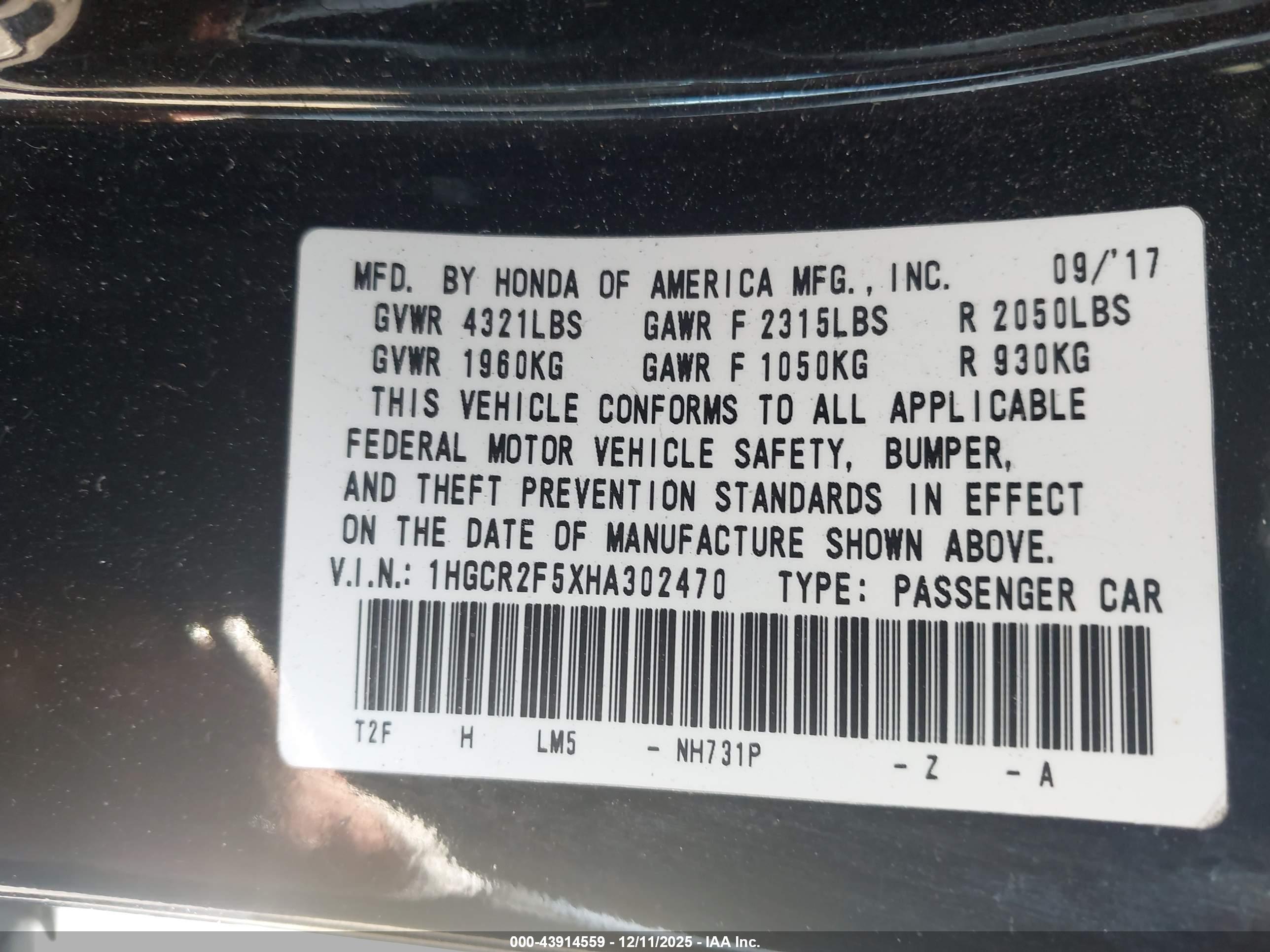 HONDA ACCORD image 9