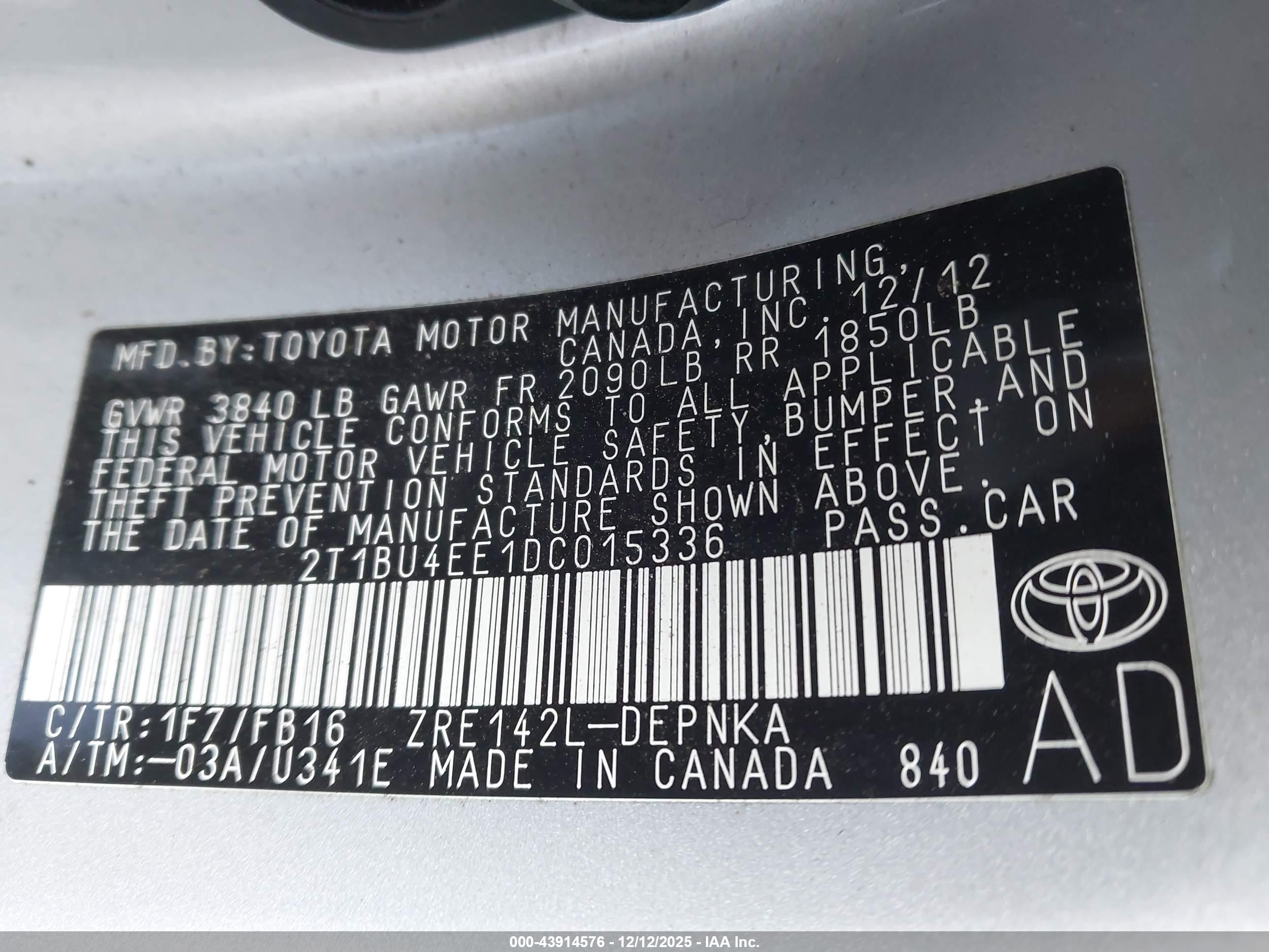 TOYOTA COROLLA image 9