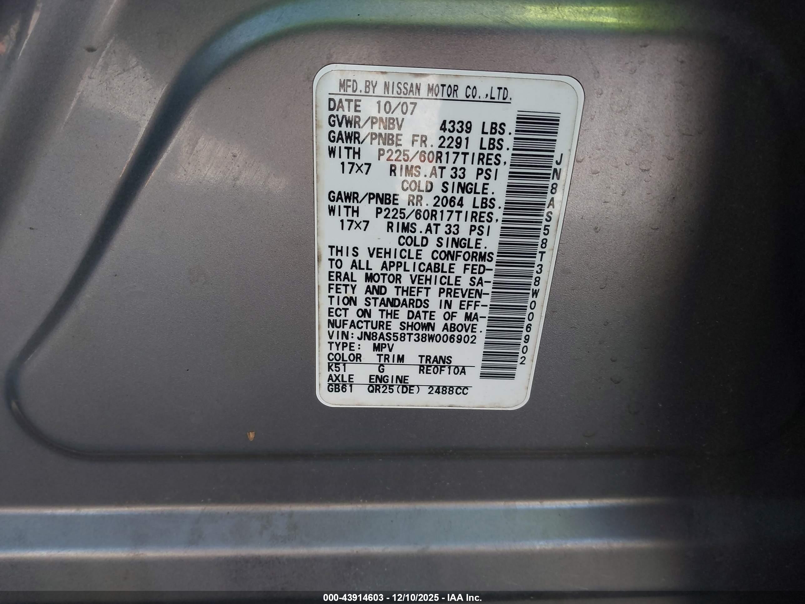 NISSAN ROGUE image 9