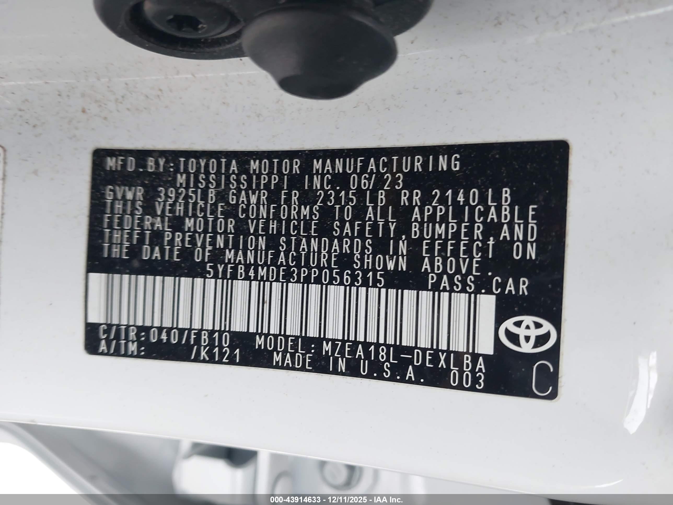 TOYOTA COROLLA image 9