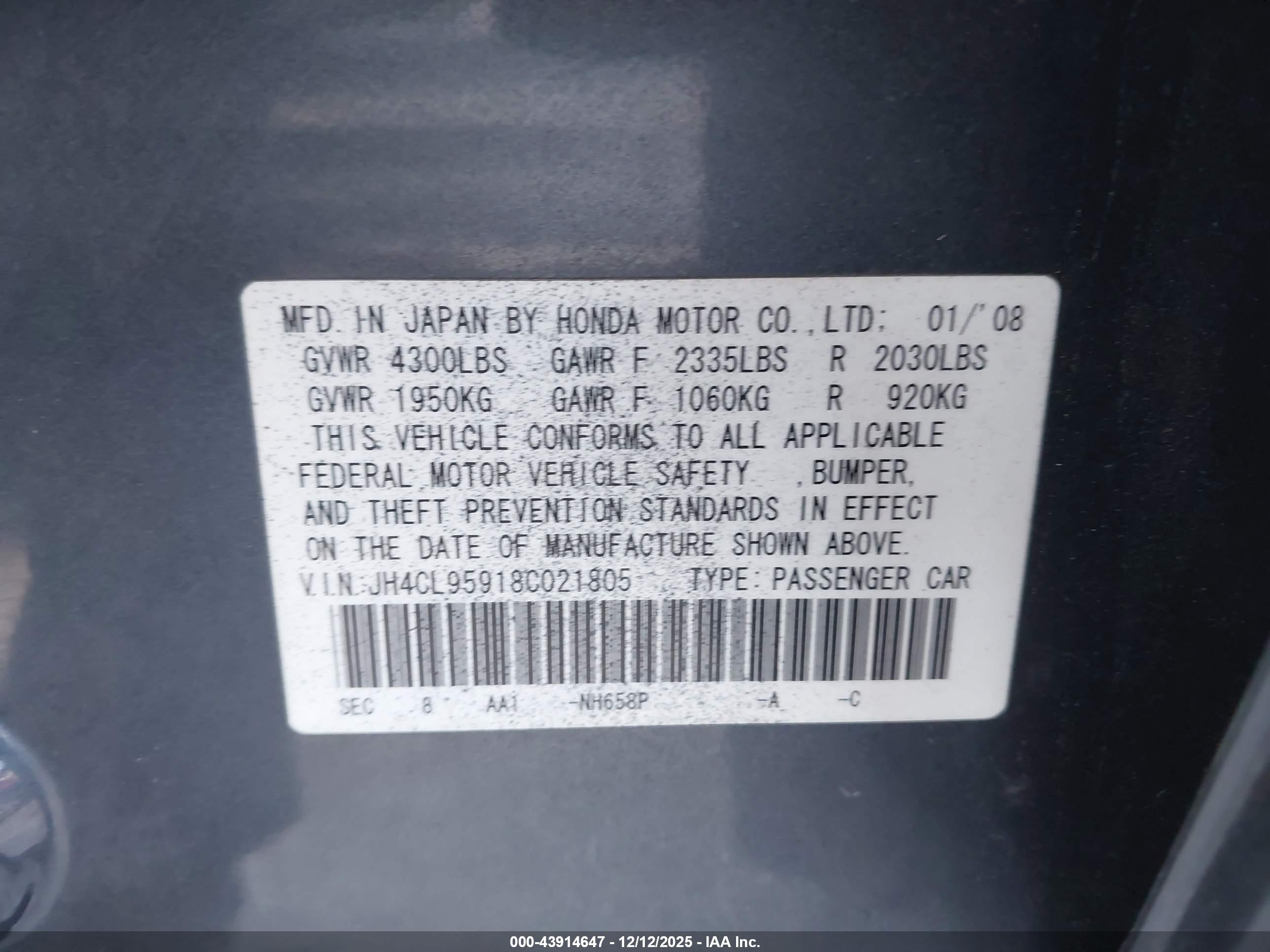 ACURA TSX image 9