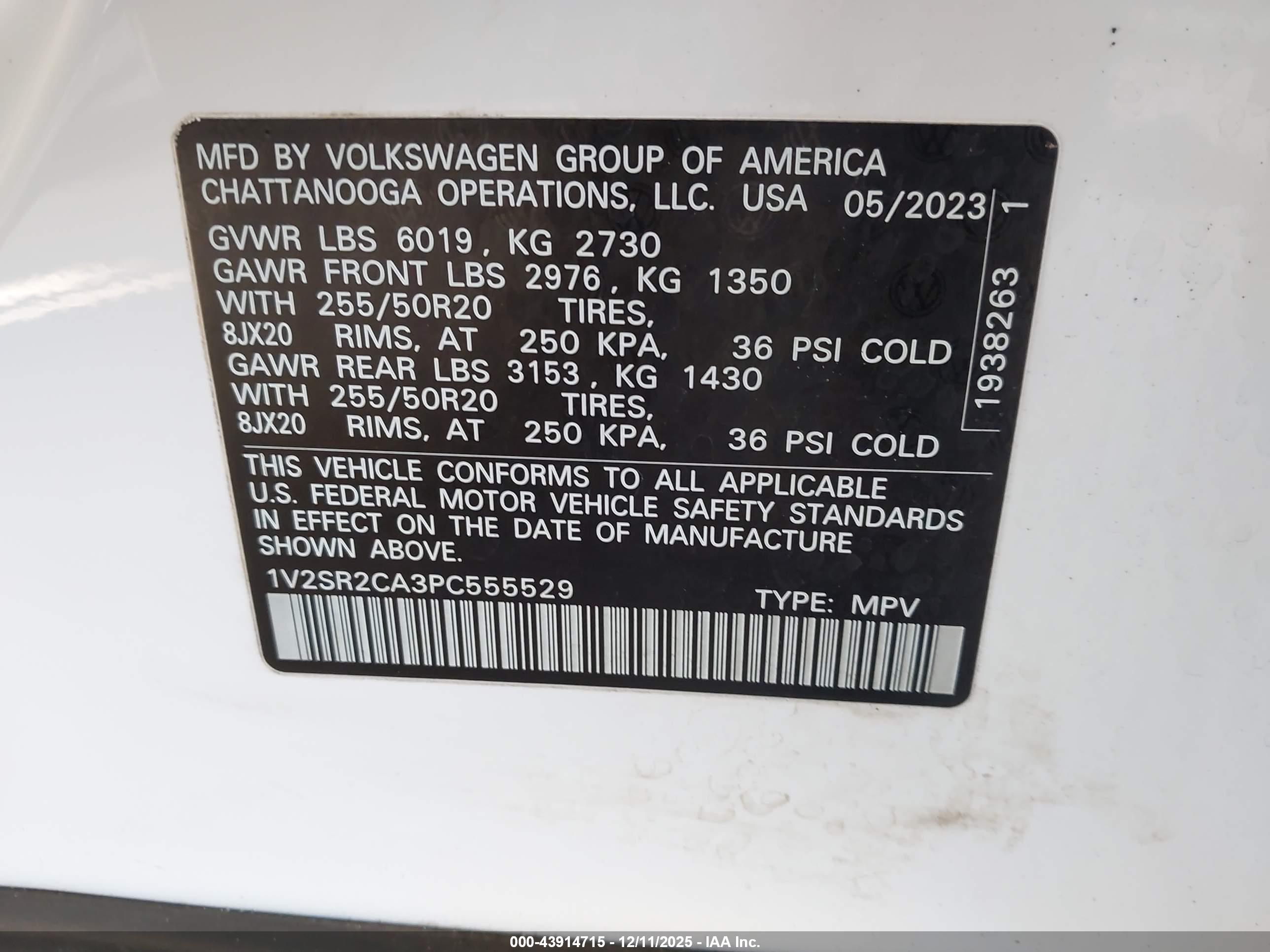 VOLKSWAGEN ATLAS image 9