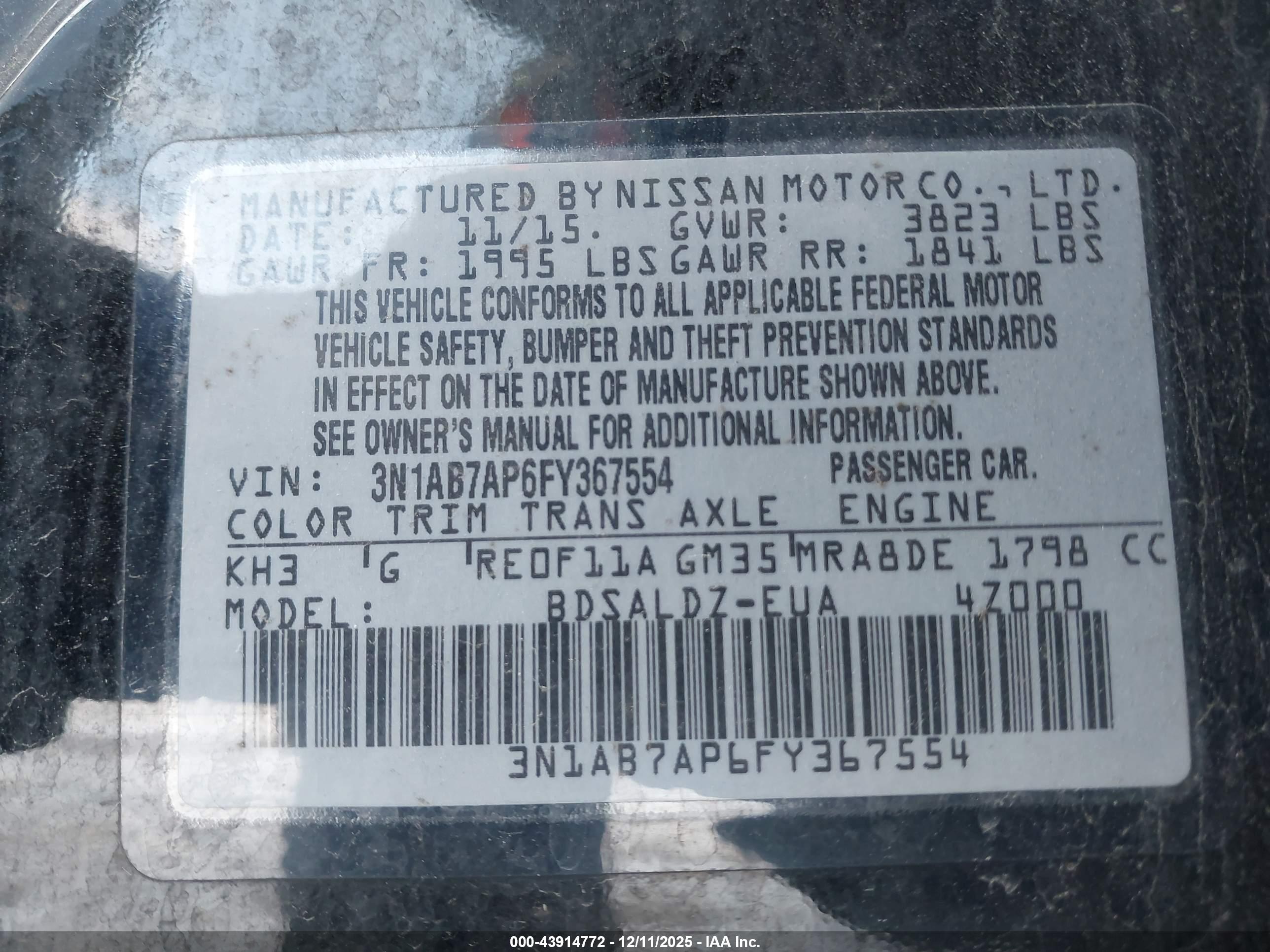 NISSAN SENTRA image 9