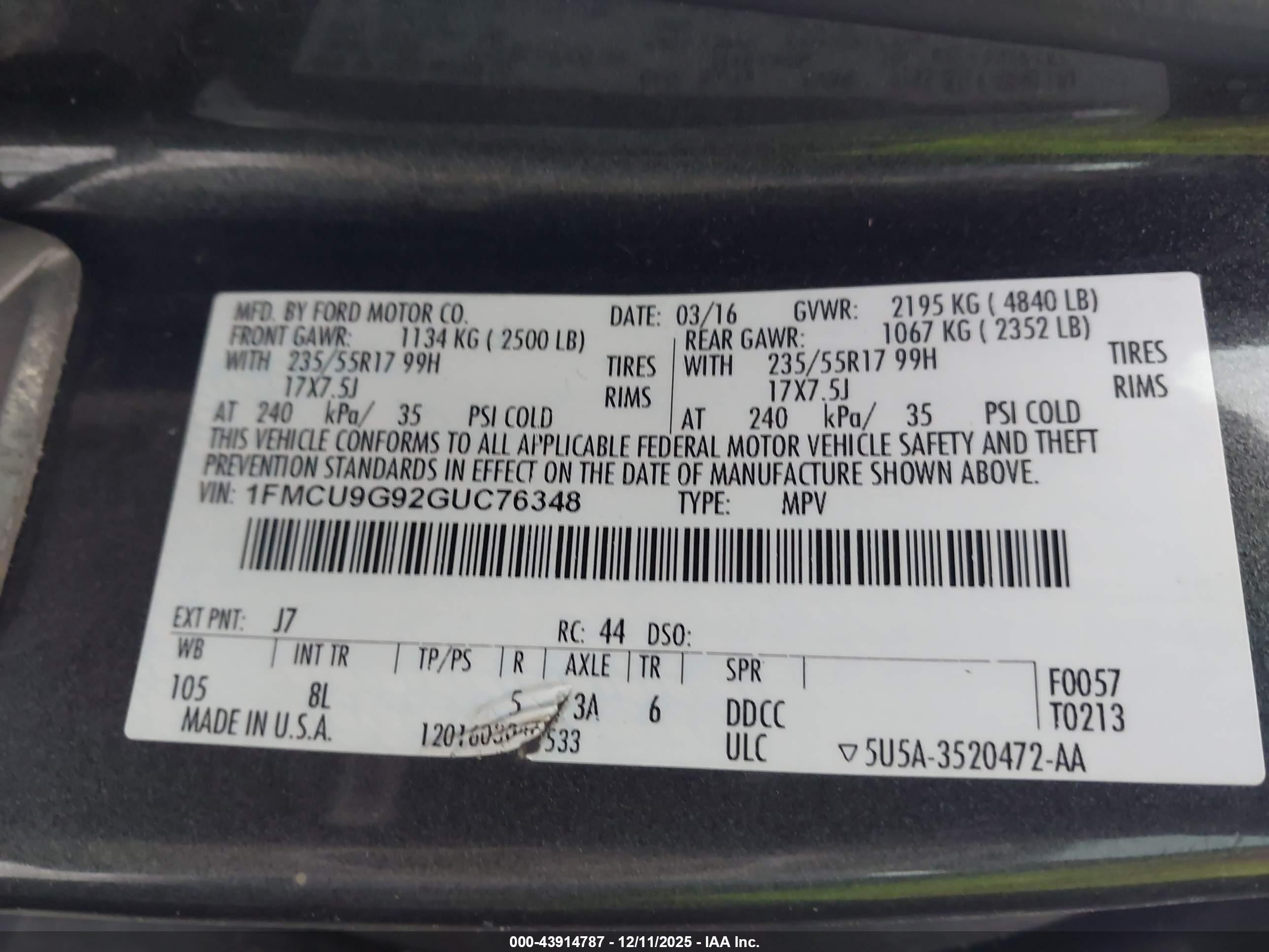 FORD ESCAPE image 9