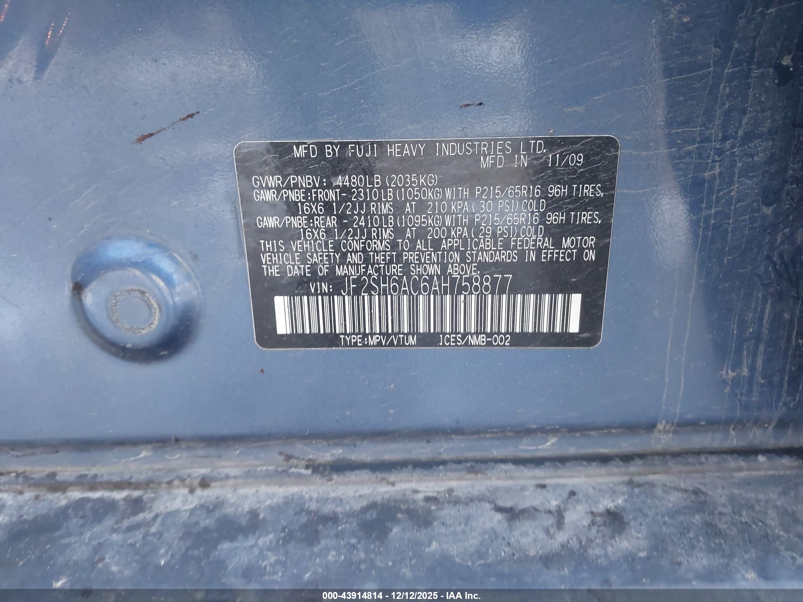 SUBARU FORESTER image 9