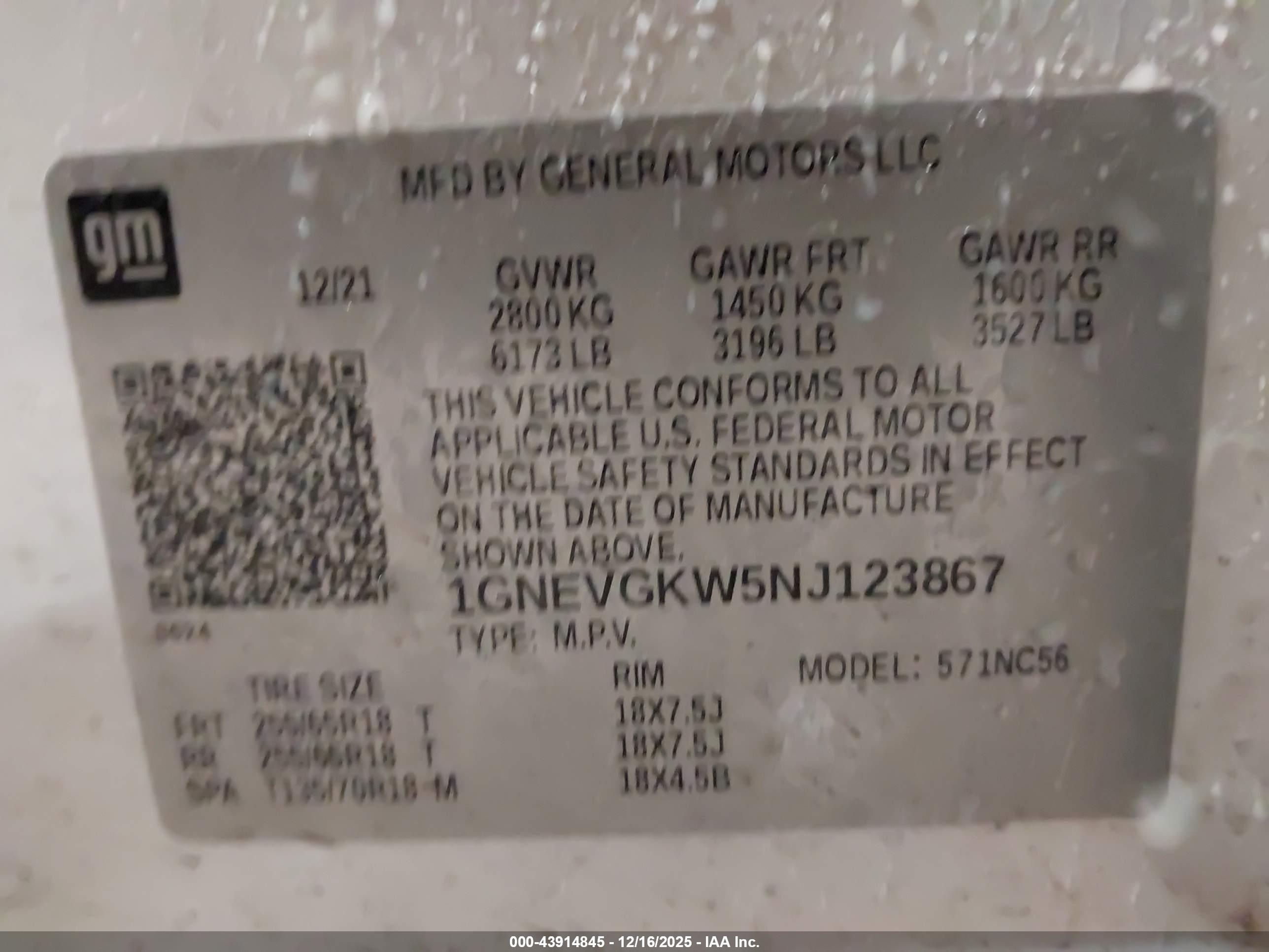 CHEVROLET TRAVERSE image 9