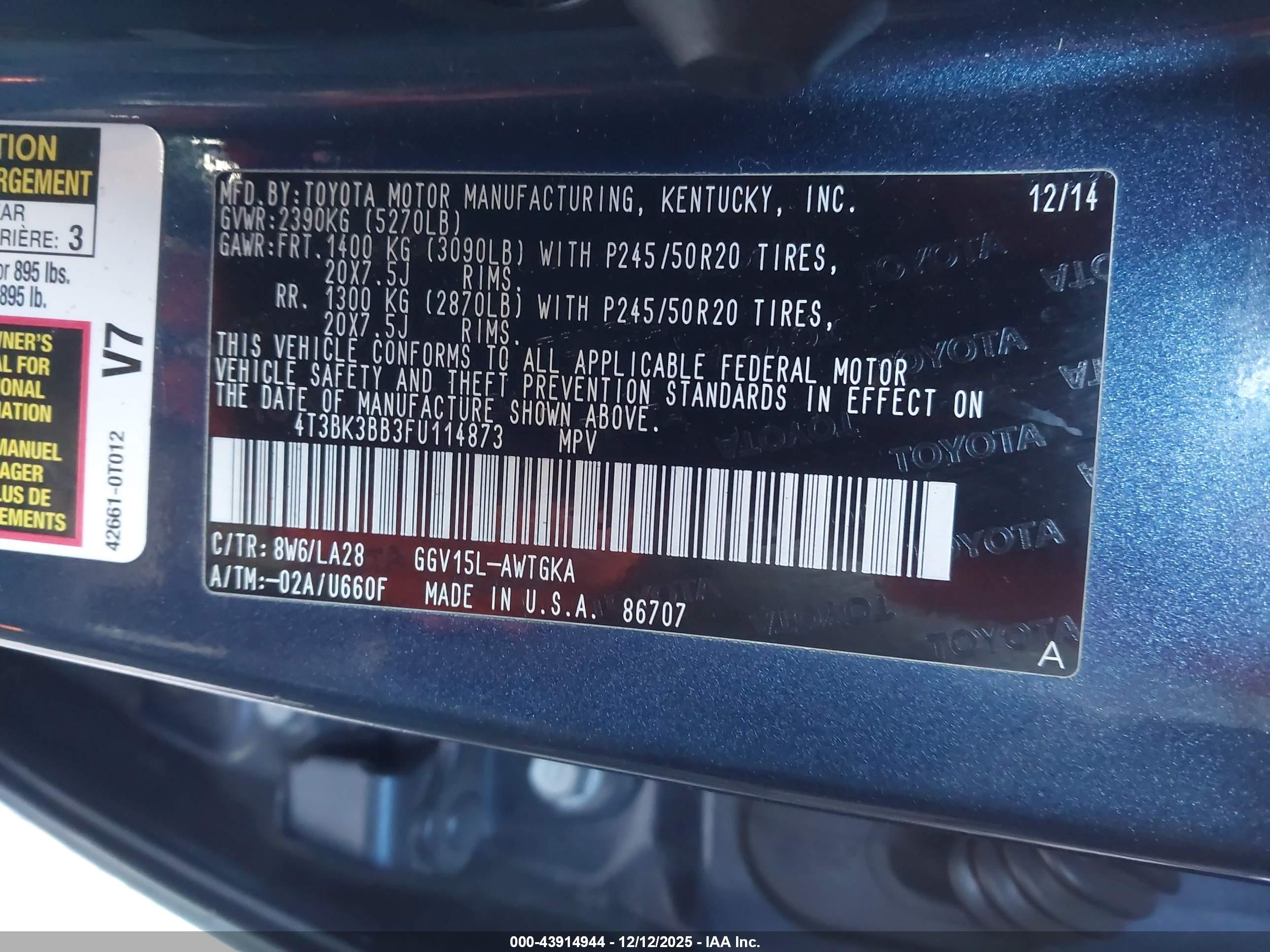TOYOTA VENZA image 9