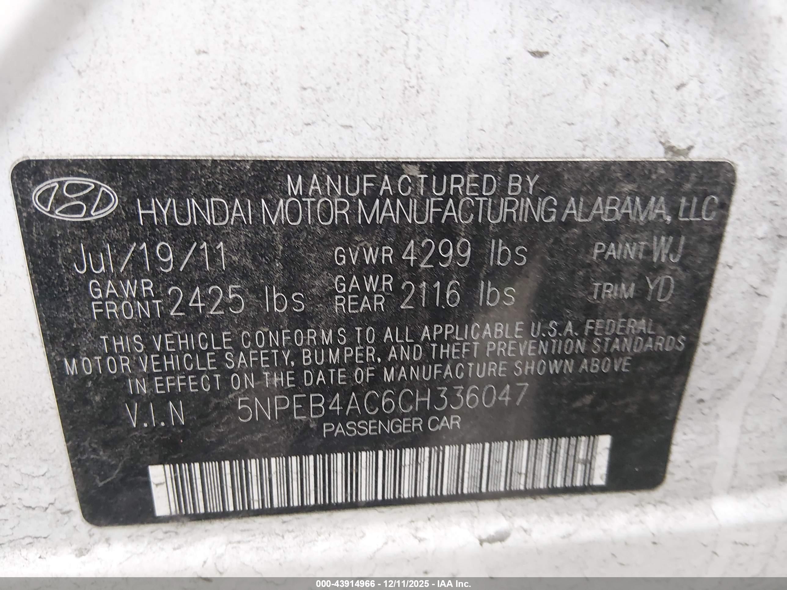 HYUNDAI SONATA image 9