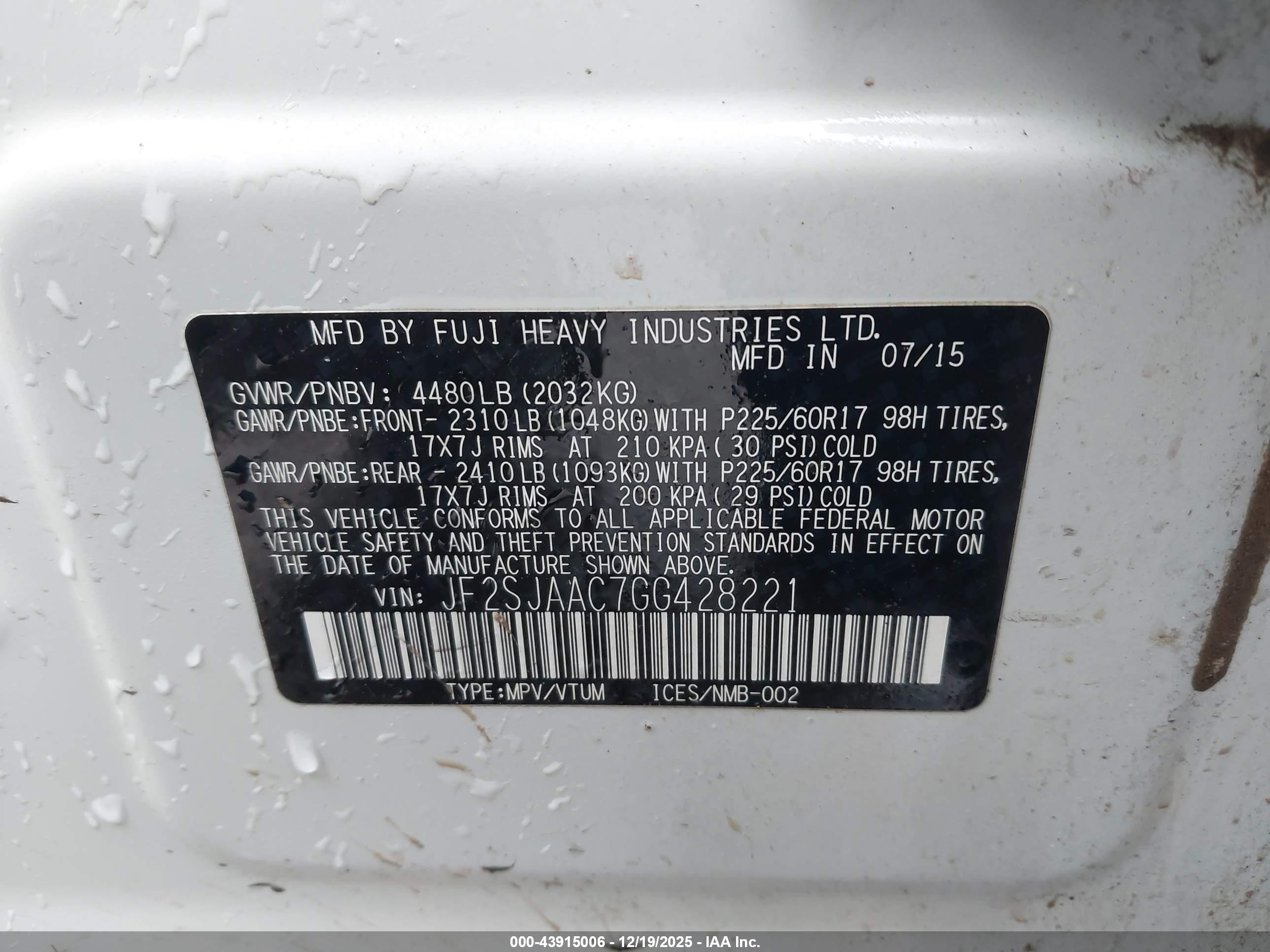 SUBARU FORESTER image 9