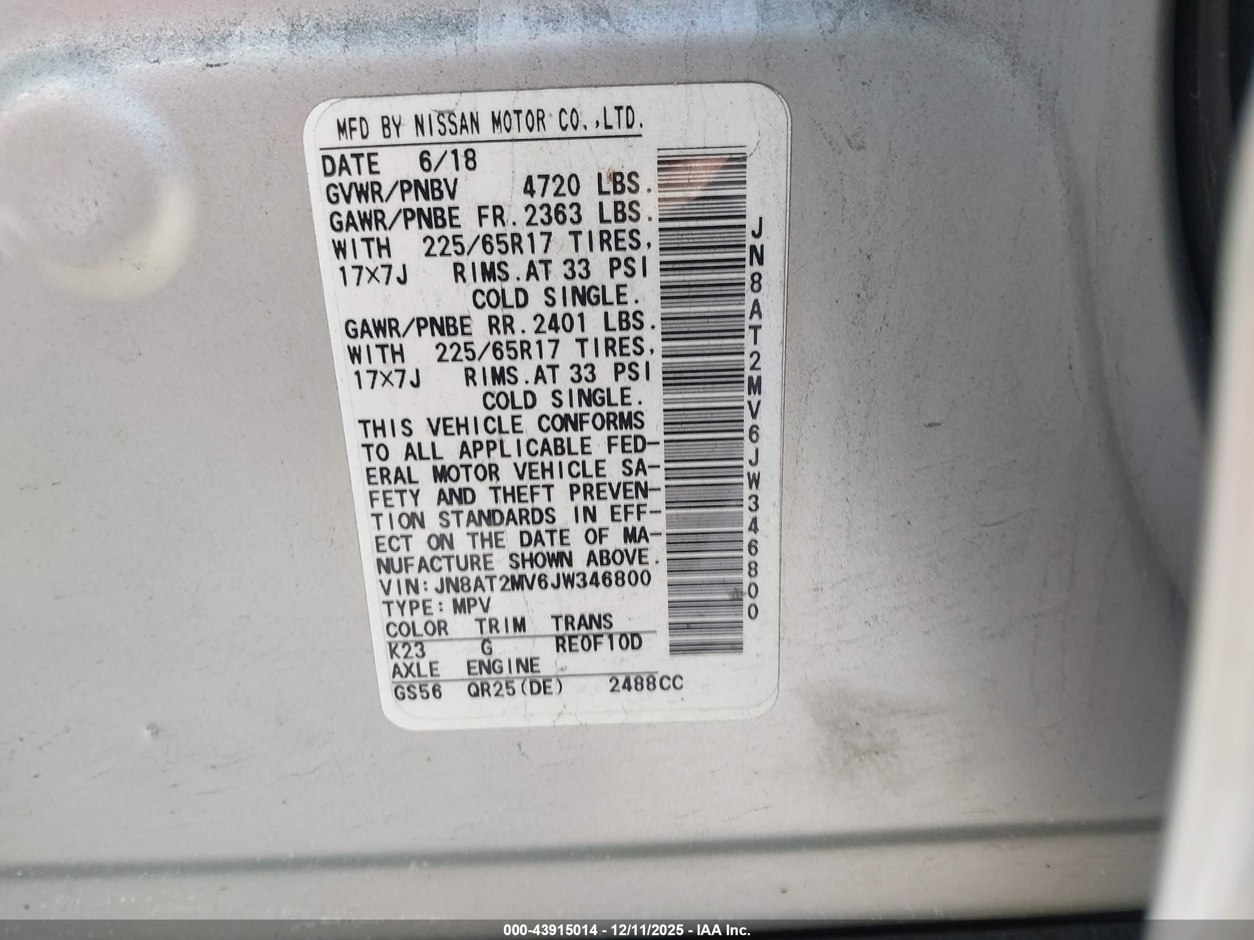 NISSAN ROGUE image 9