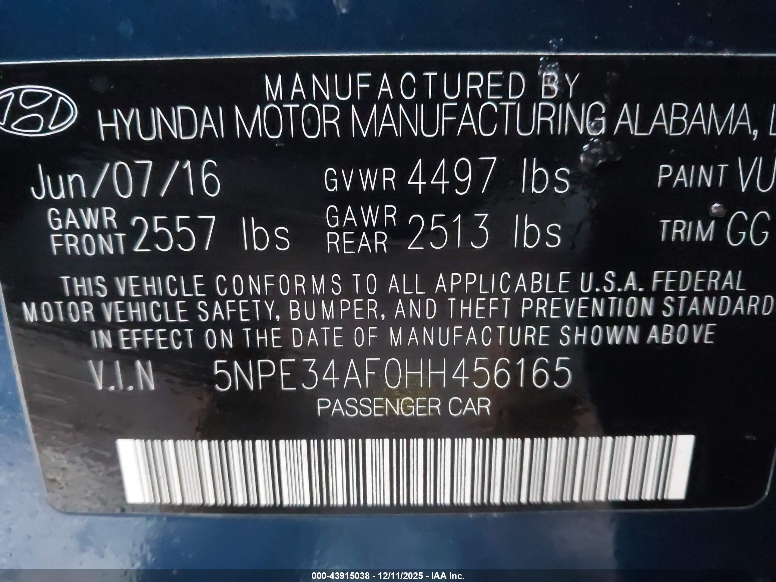 HYUNDAI SONATA image 9