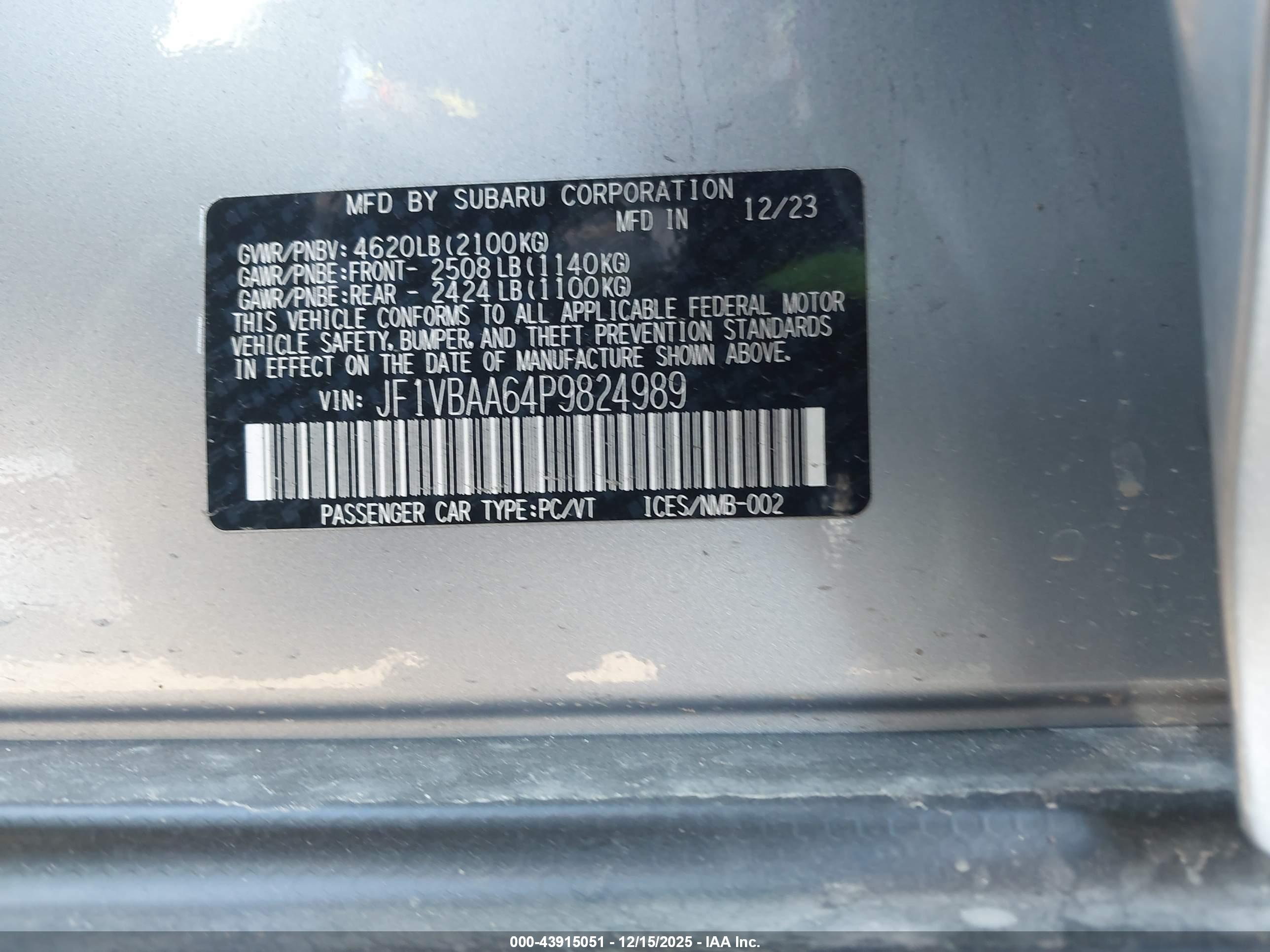 SUBARU WRX image 9