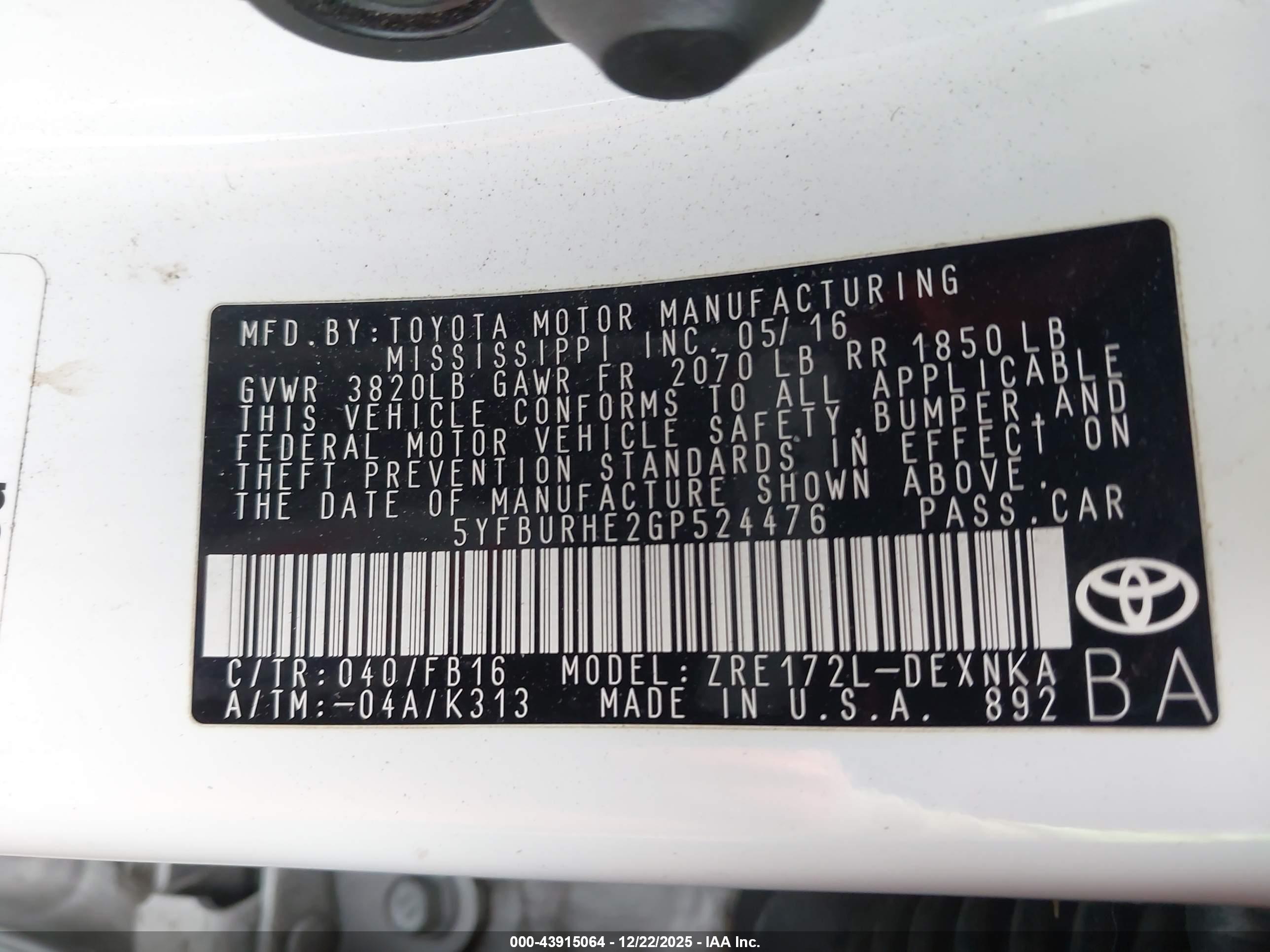 TOYOTA COROLLA image 9