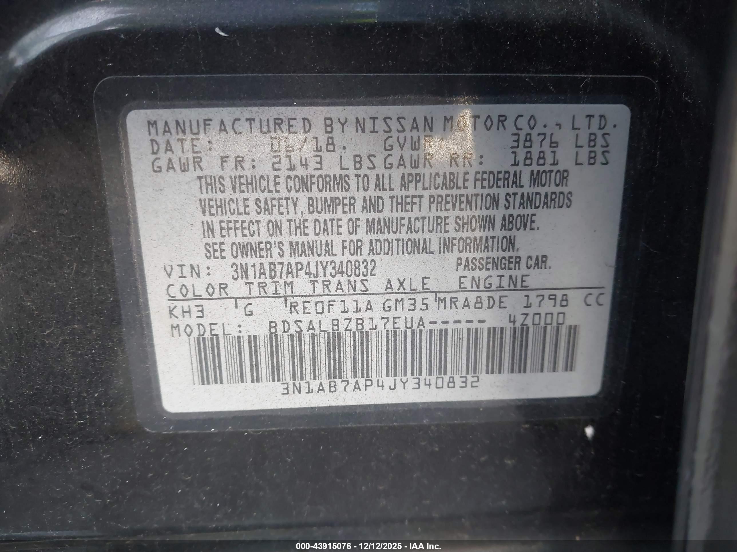NISSAN SENTRA image 9