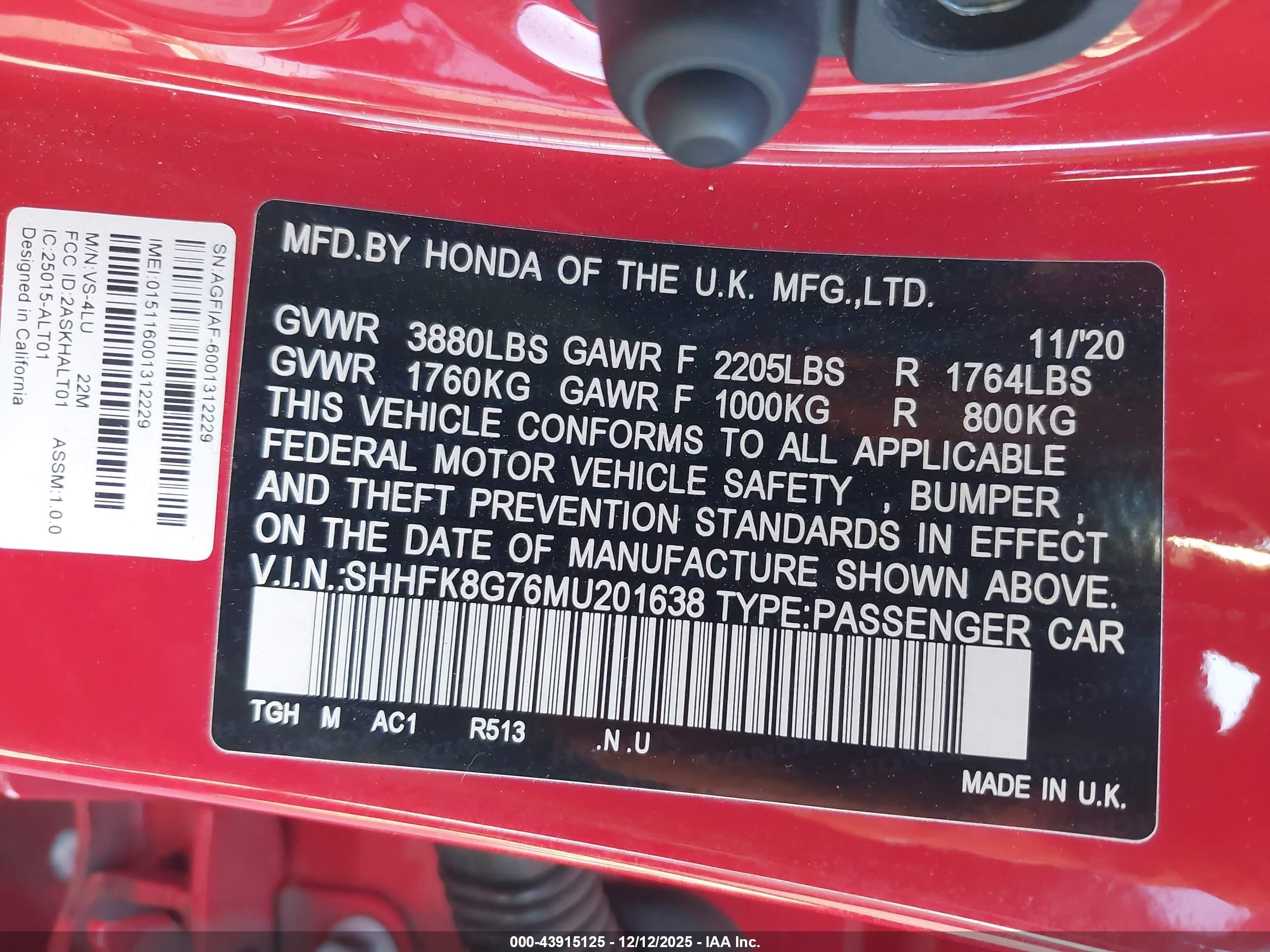HONDA CIVIC image 9