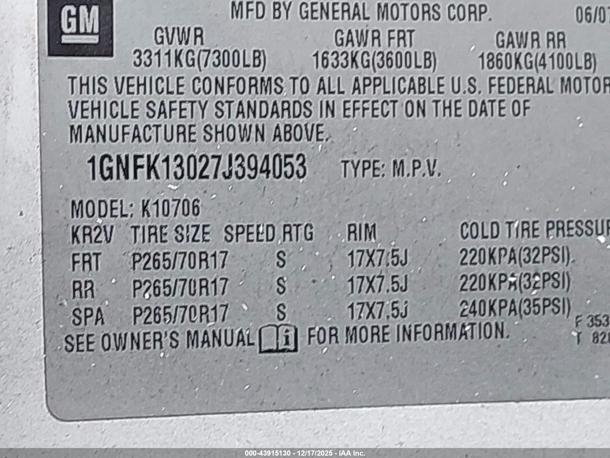 CHEVROLET TAHOE image 9