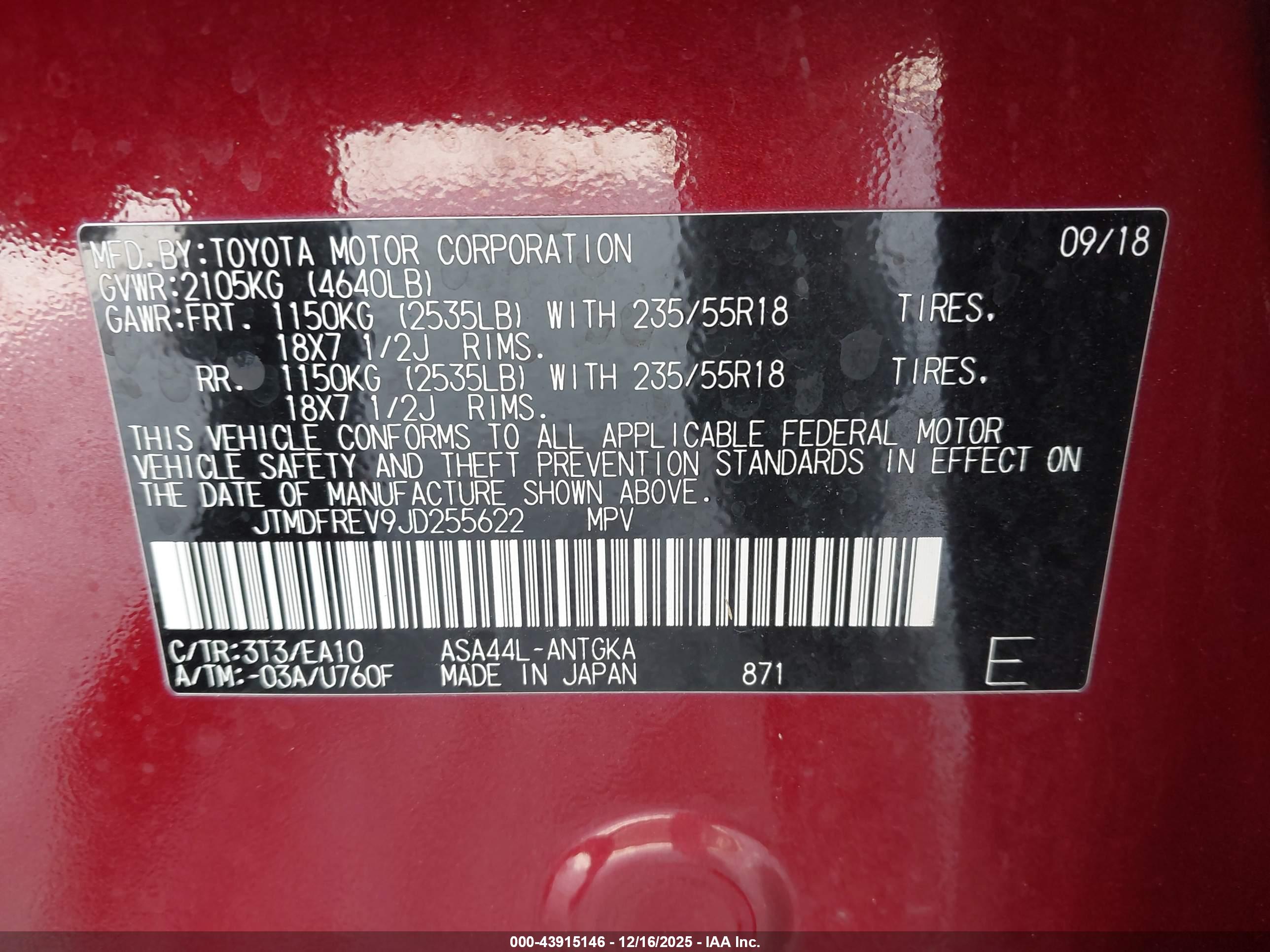 TOYOTA RAV4 image 9