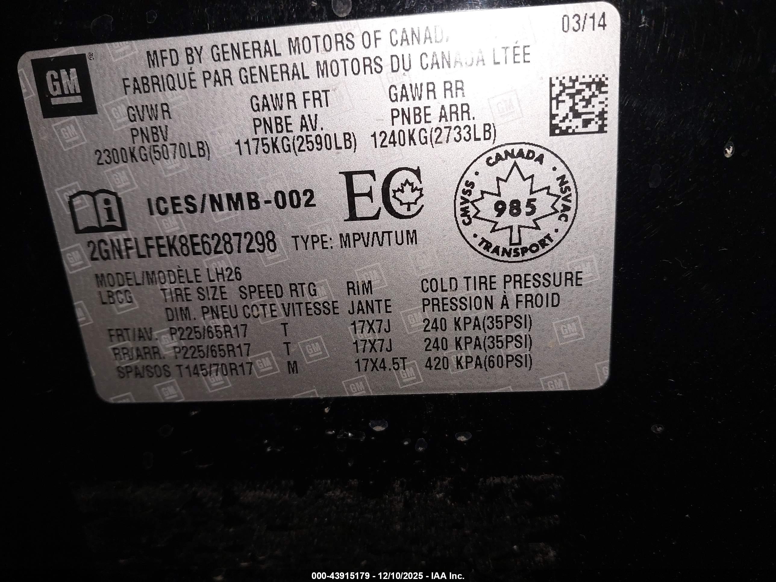CHEVROLET EQUINOX image 9