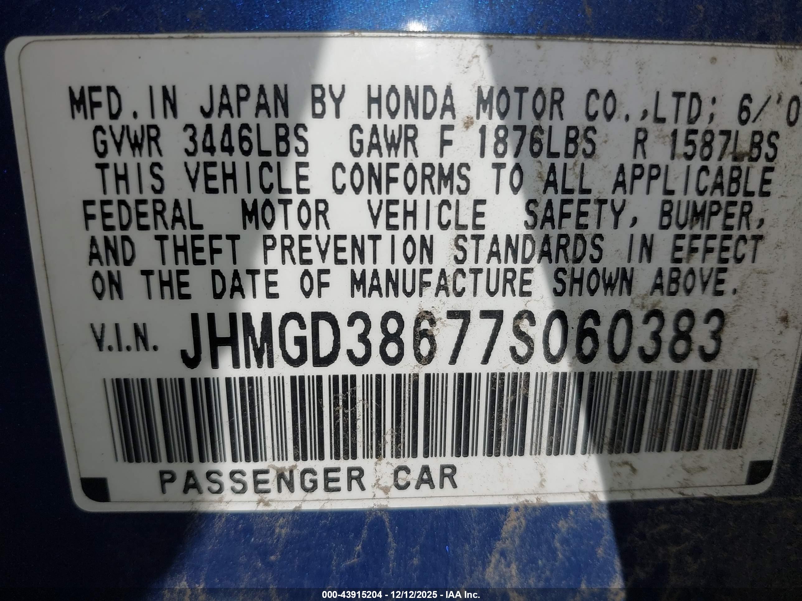HONDA FIT image 9