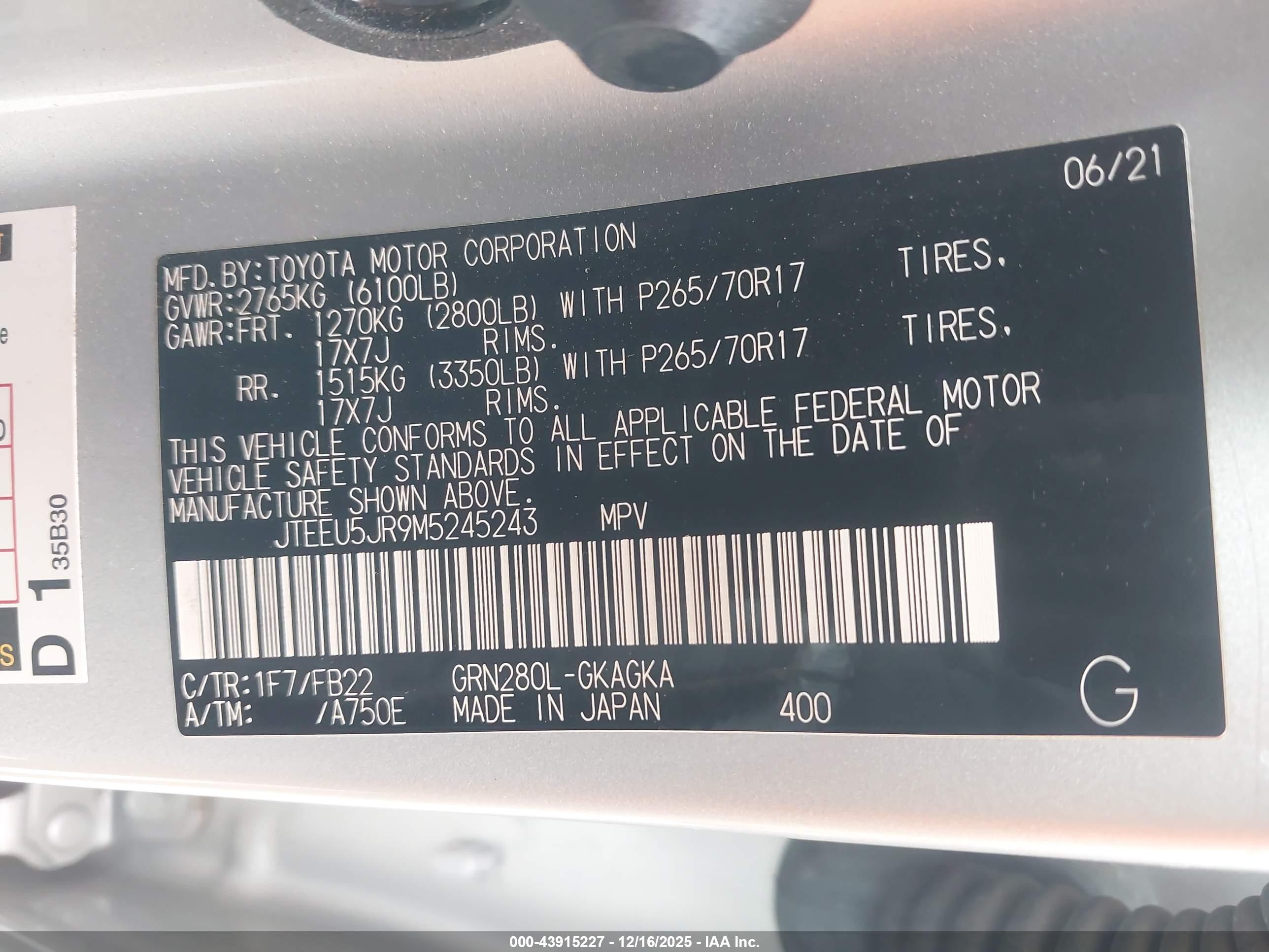 TOYOTA 4RUNNER image 9