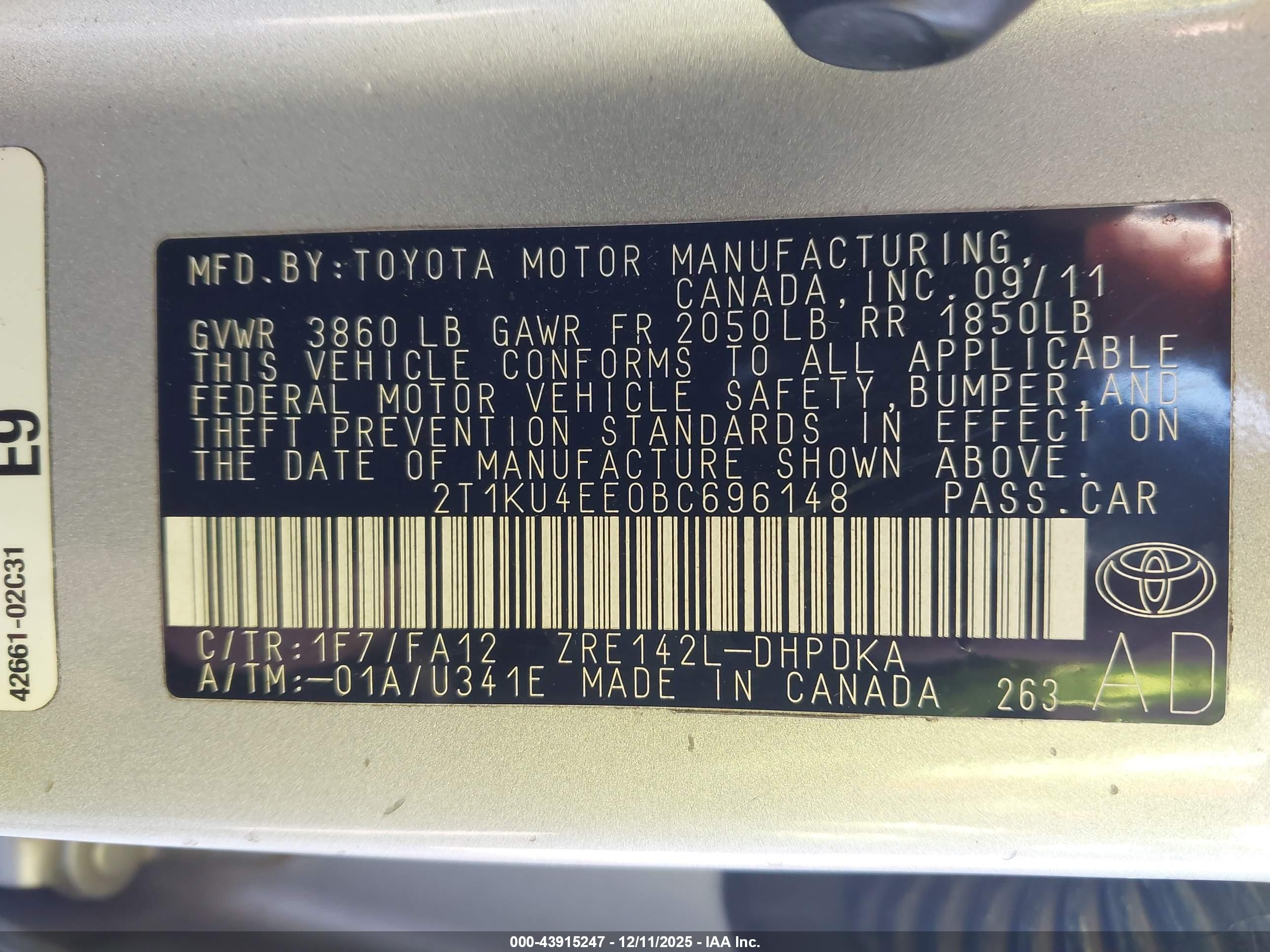 TOYOTA MATRIX image 9