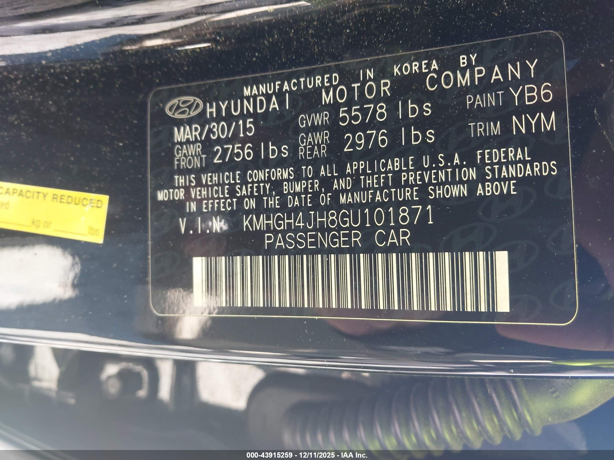 HYUNDAI EQUUS image 9