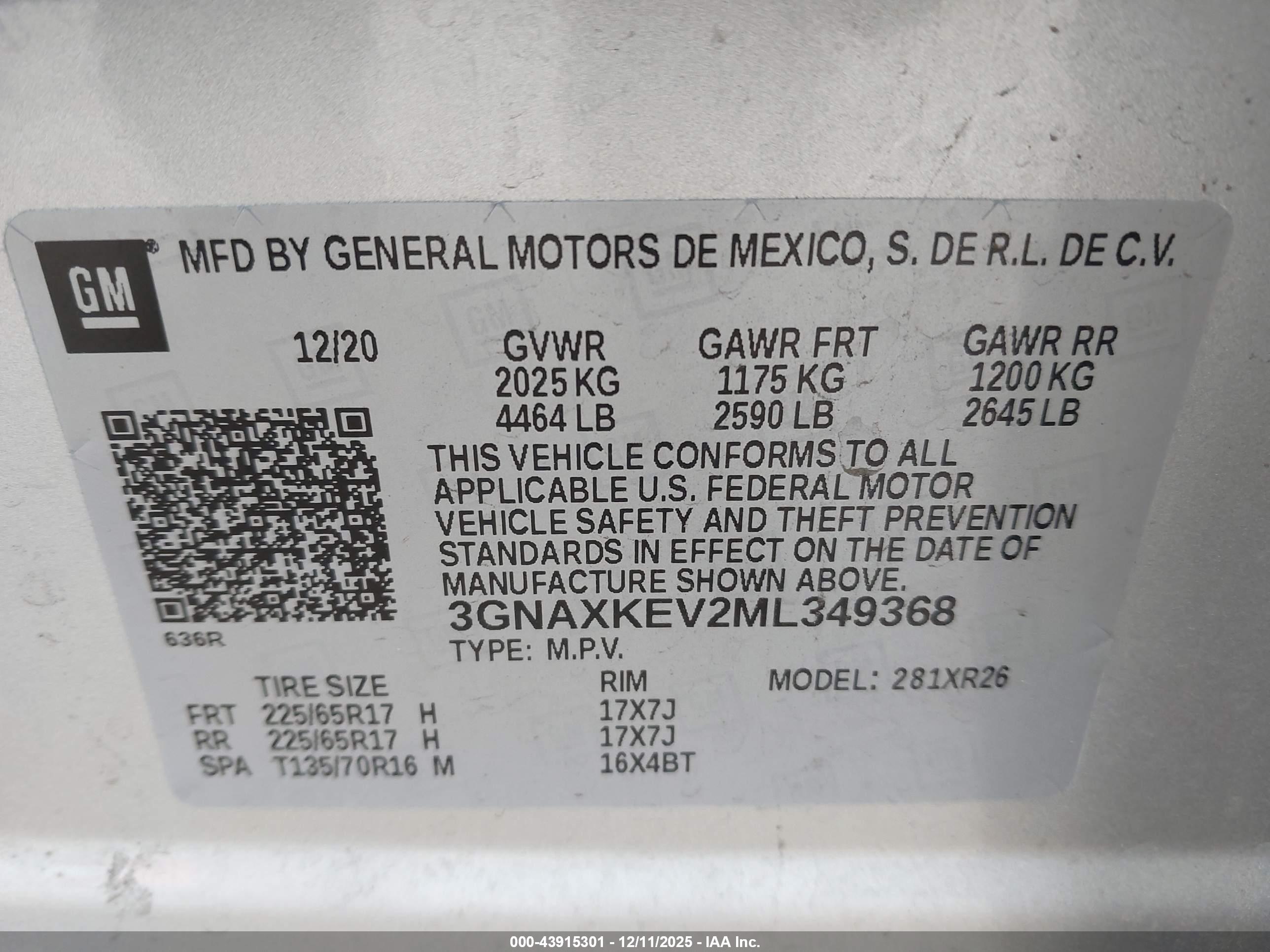 CHEVROLET EQUINOX image 9