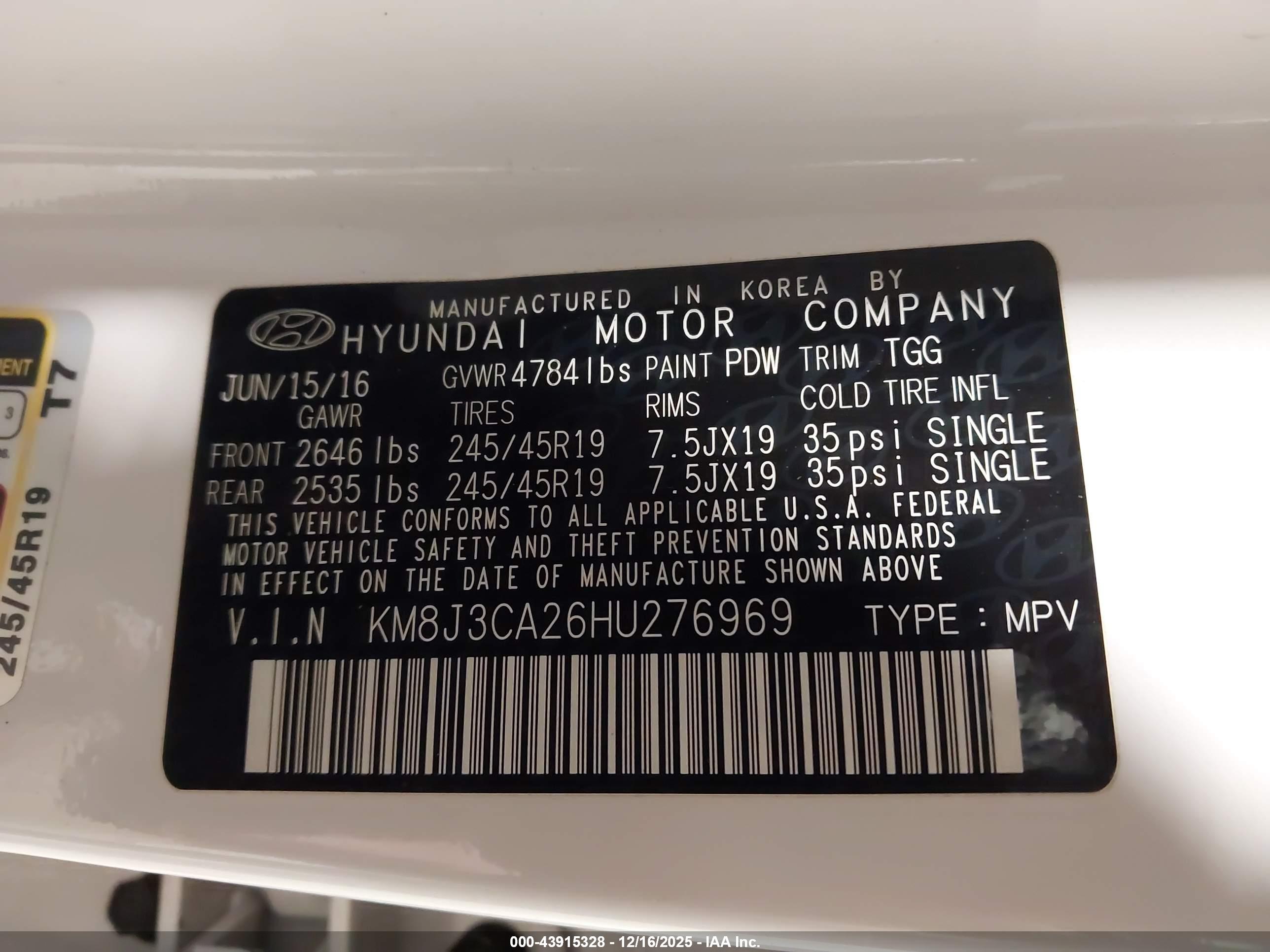 HYUNDAI TUCSON image 9