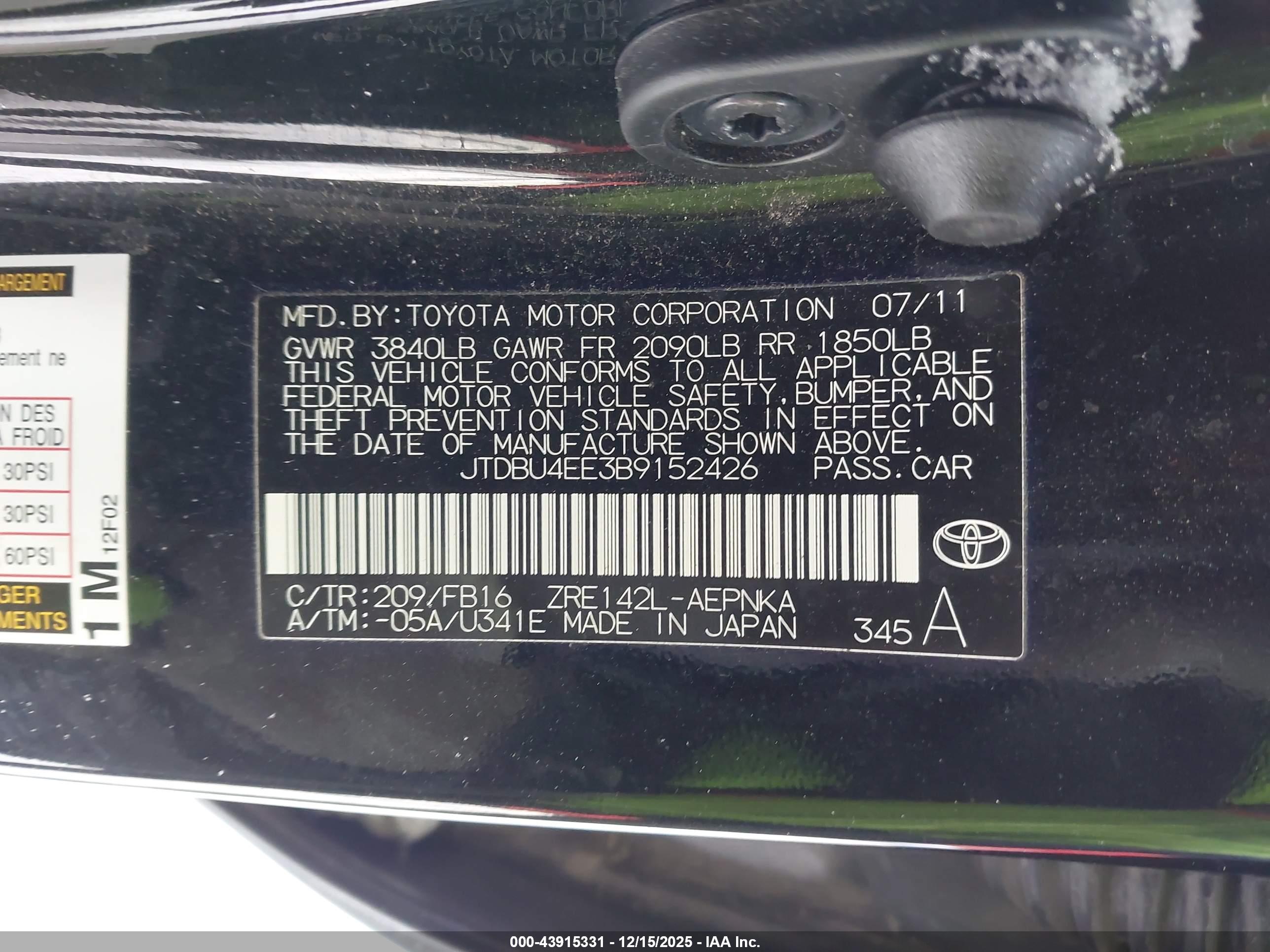 TOYOTA COROLLA image 9
