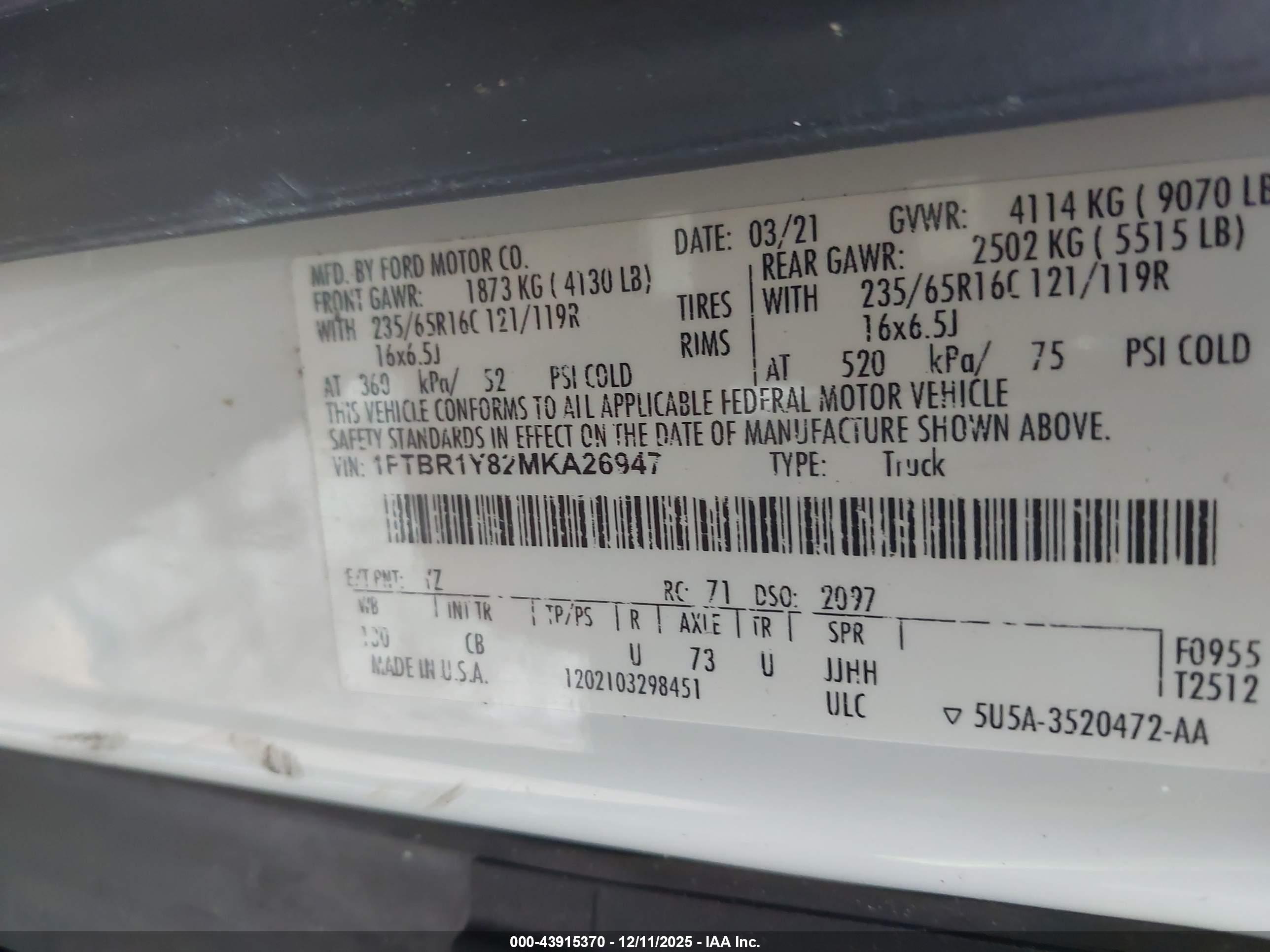 FORD TRANSIT-250 image 9