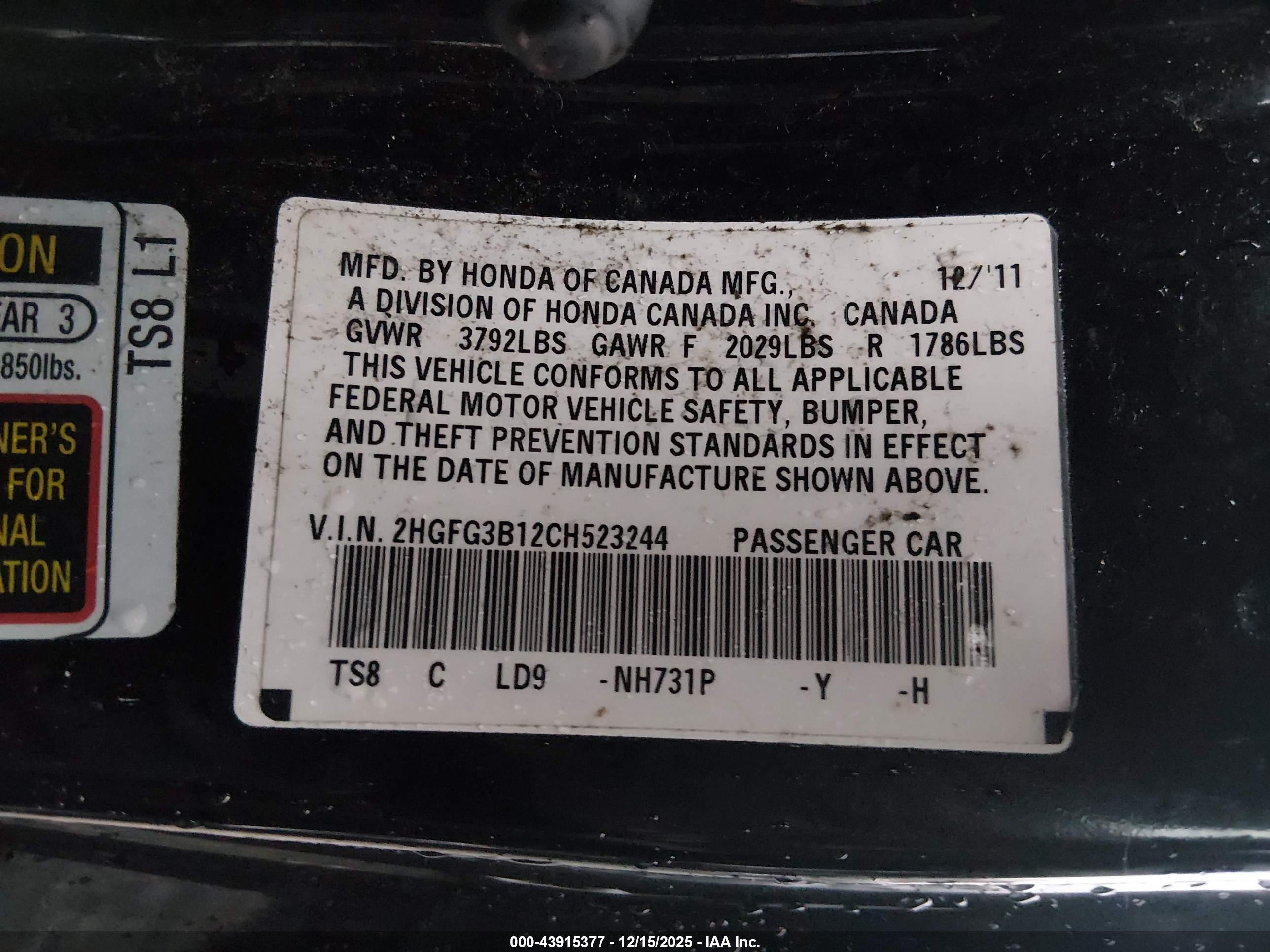 HONDA CIVIC image 9