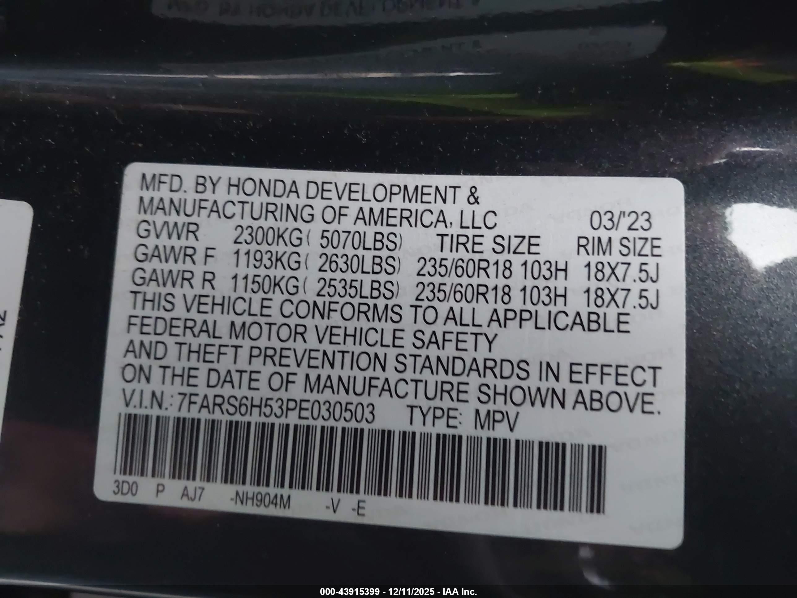 HONDA CR-V image 9
